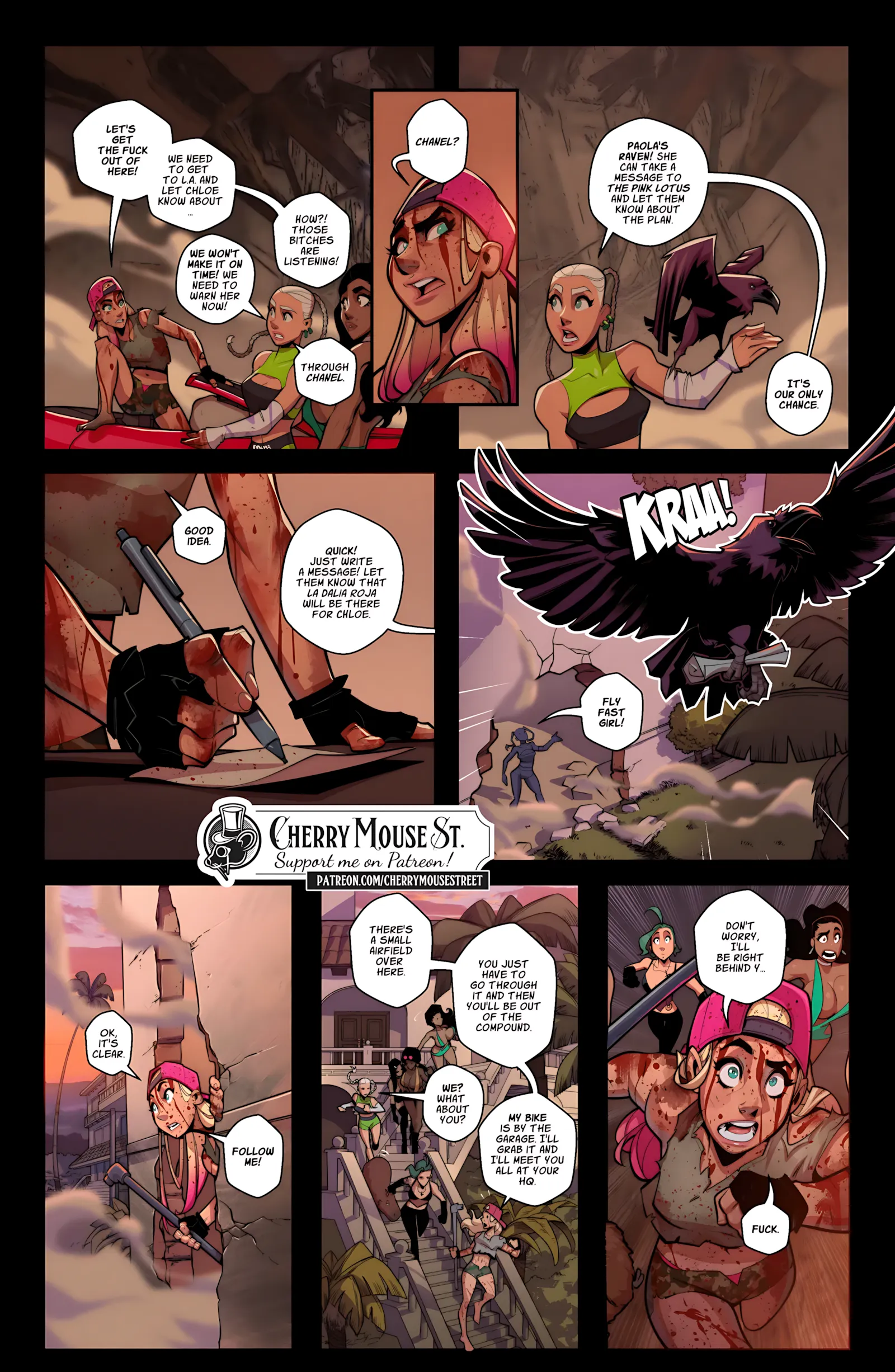 Trish and Amber: The Mexican Job [Cherry Mouse Street], Trish and Amber: The Mexican, page 31 of 40