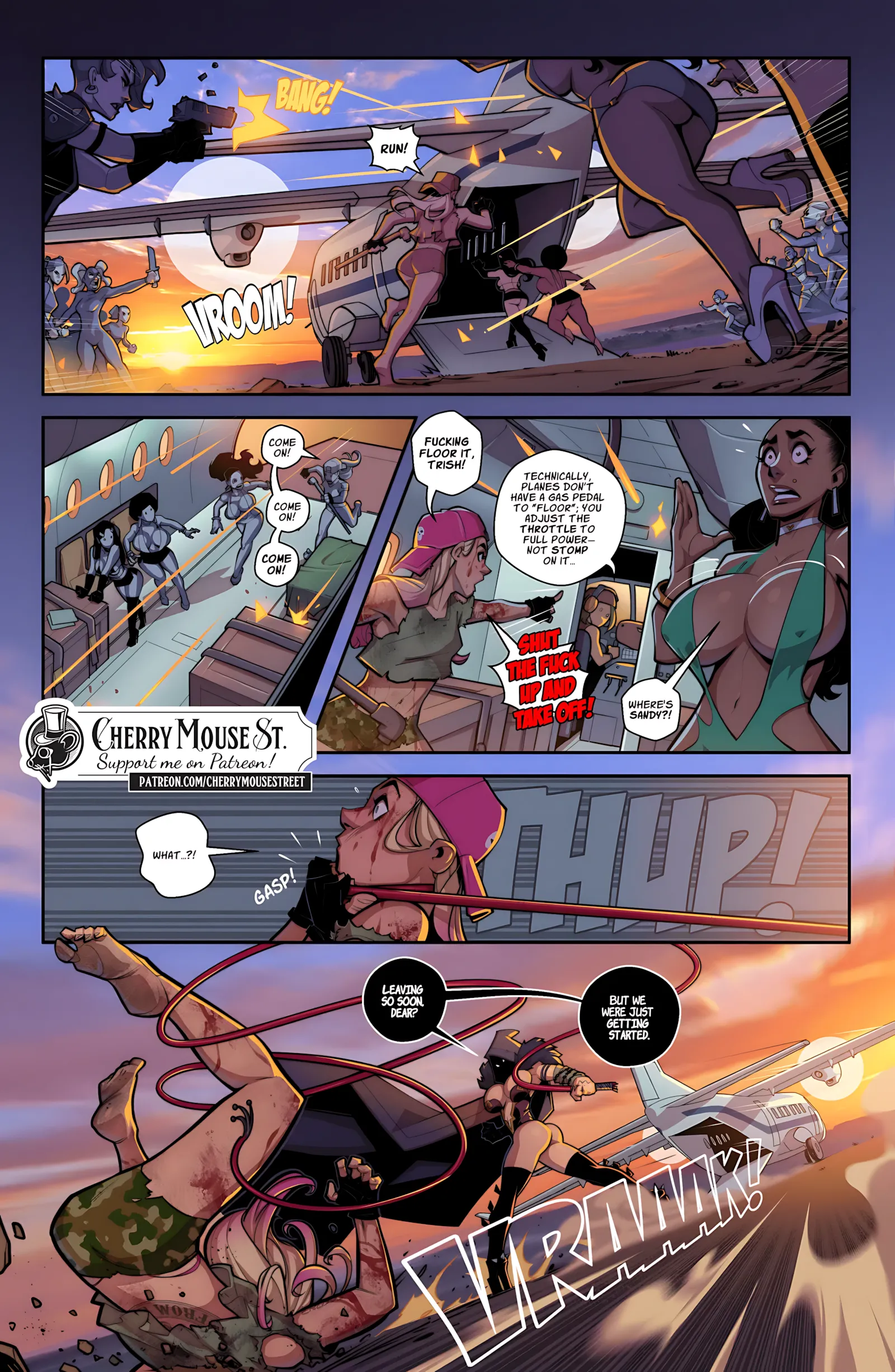 Trish and Amber: The Mexican Job [Cherry Mouse Street], Trish and Amber: The Mexican, page 37 of 40