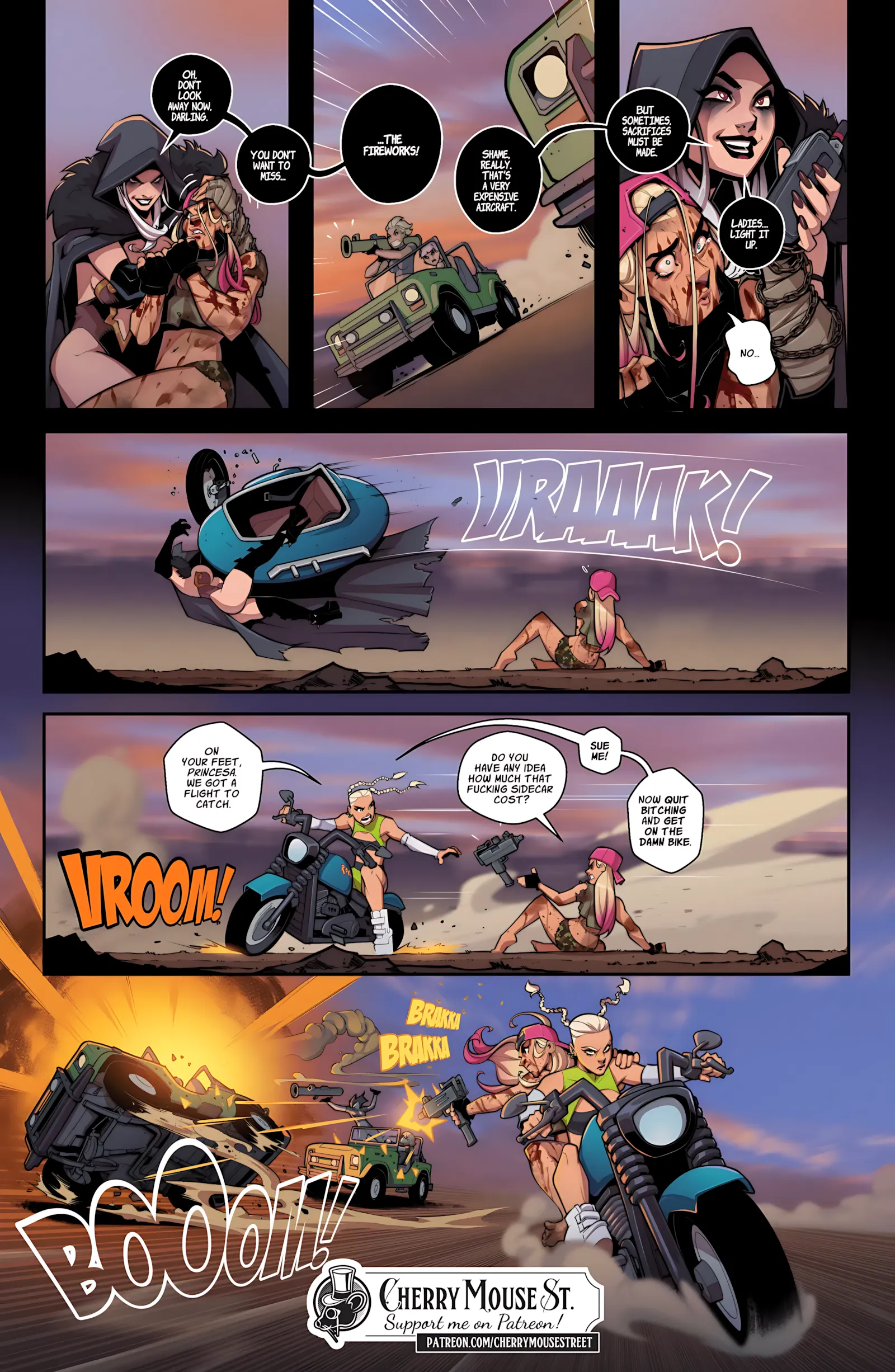 Trish and Amber: The Mexican Job [Cherry Mouse Street], Trish and Amber: The Mexican, page 38 of 40