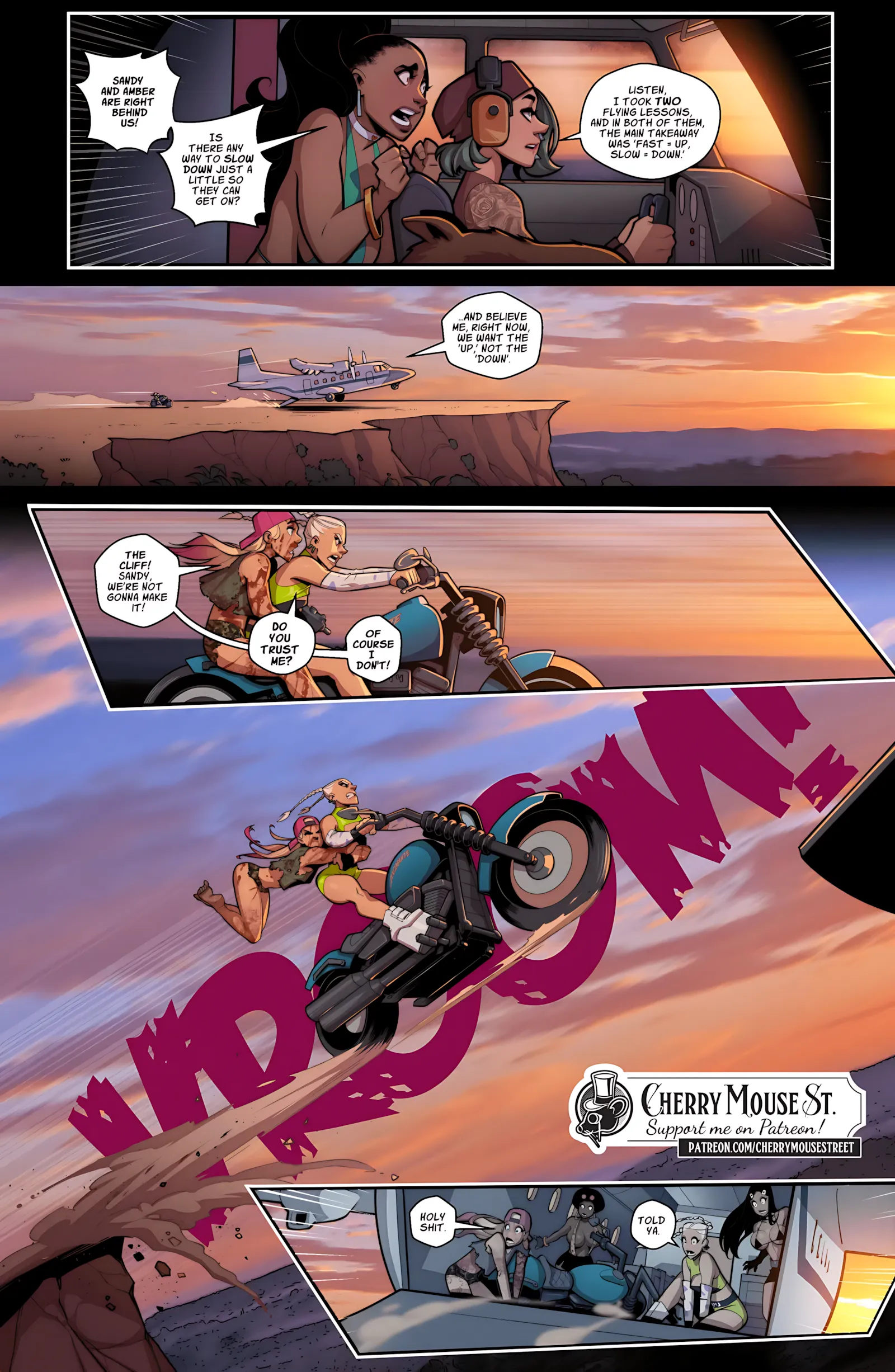 Trish and Amber: The Mexican Job [Cherry Mouse Street], Trish and Amber: The Mexican, page 39 of 40