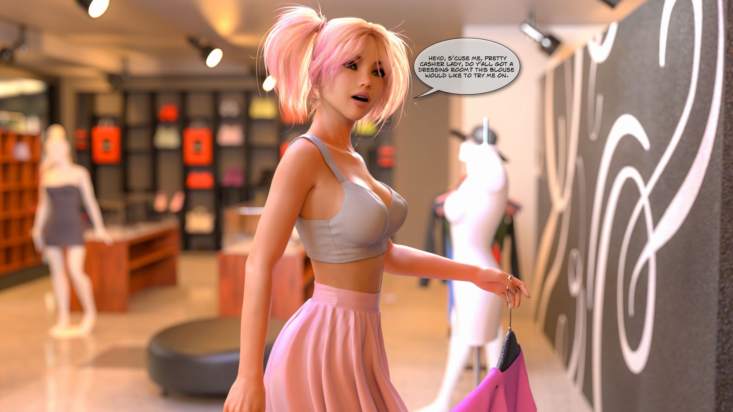 Trying on the sales girl [Xide], Trying on the sales girl, page 11 of 25