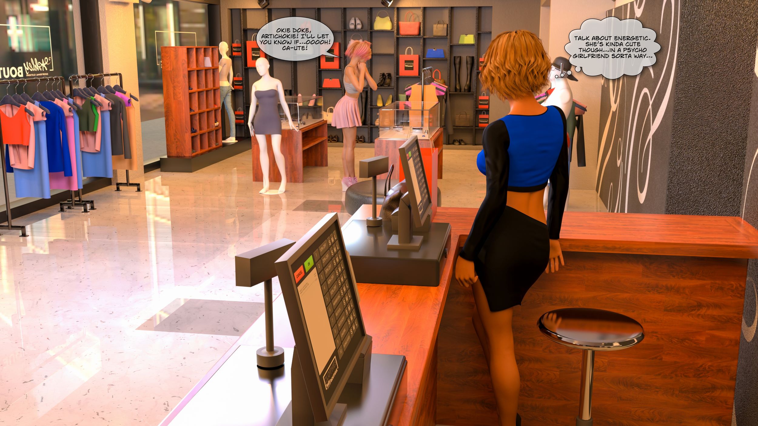Trying on the sales girl [Xide], Trying on the sales girl, page 5 of 25