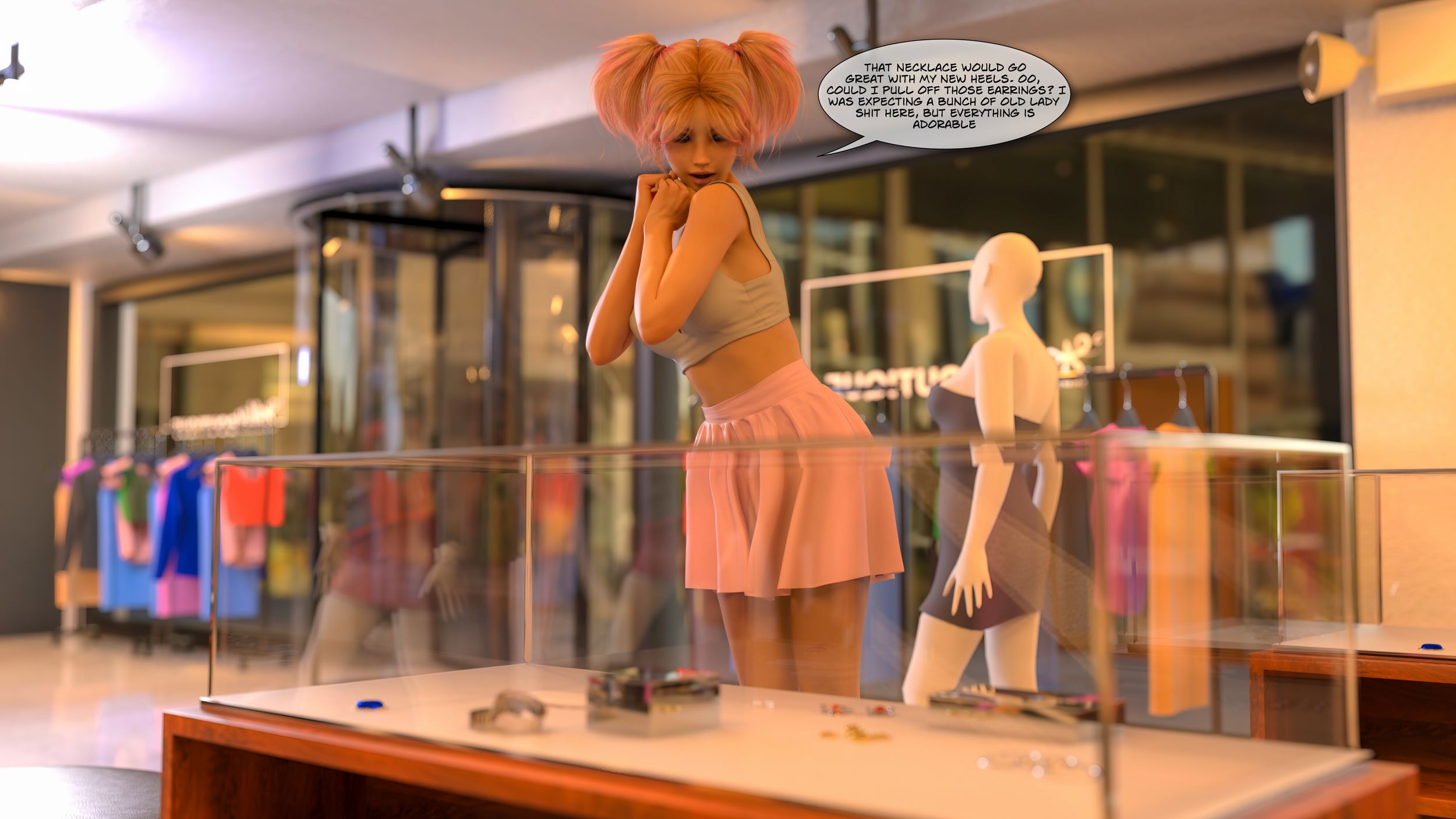 Trying on the sales girl [Xide], Trying on the sales girl, page 6 of 25