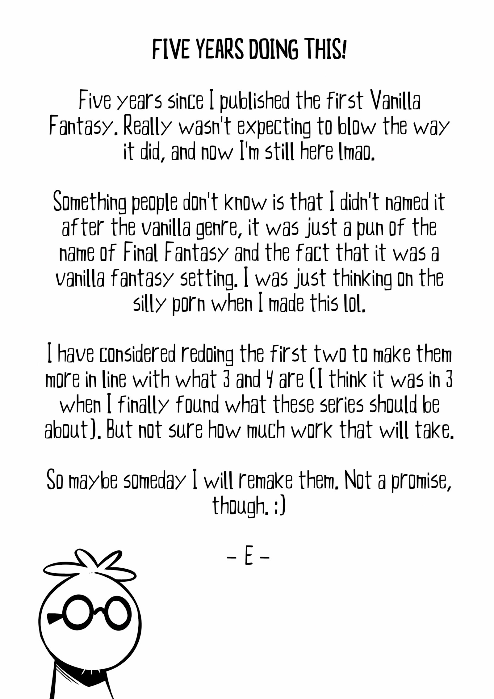 Vanilla Fantasy [Mr.E], Vanilla Fantasy - Anniversary Set, page 14 of 14