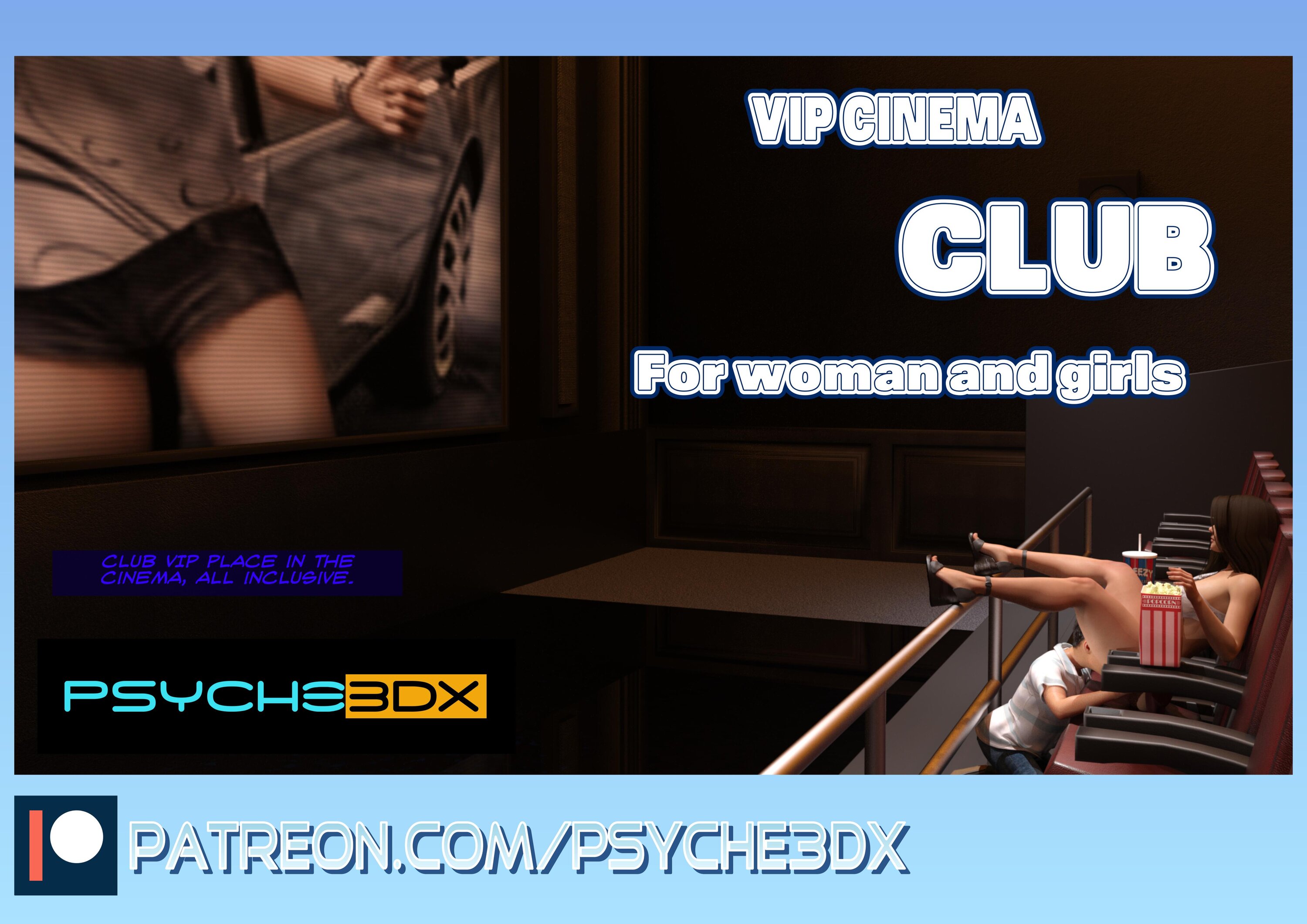 Vip Cinema Club for Woman and Girls [Psyche3DX], Vip Cinema Club for Woman and Girls, page 1 of 29