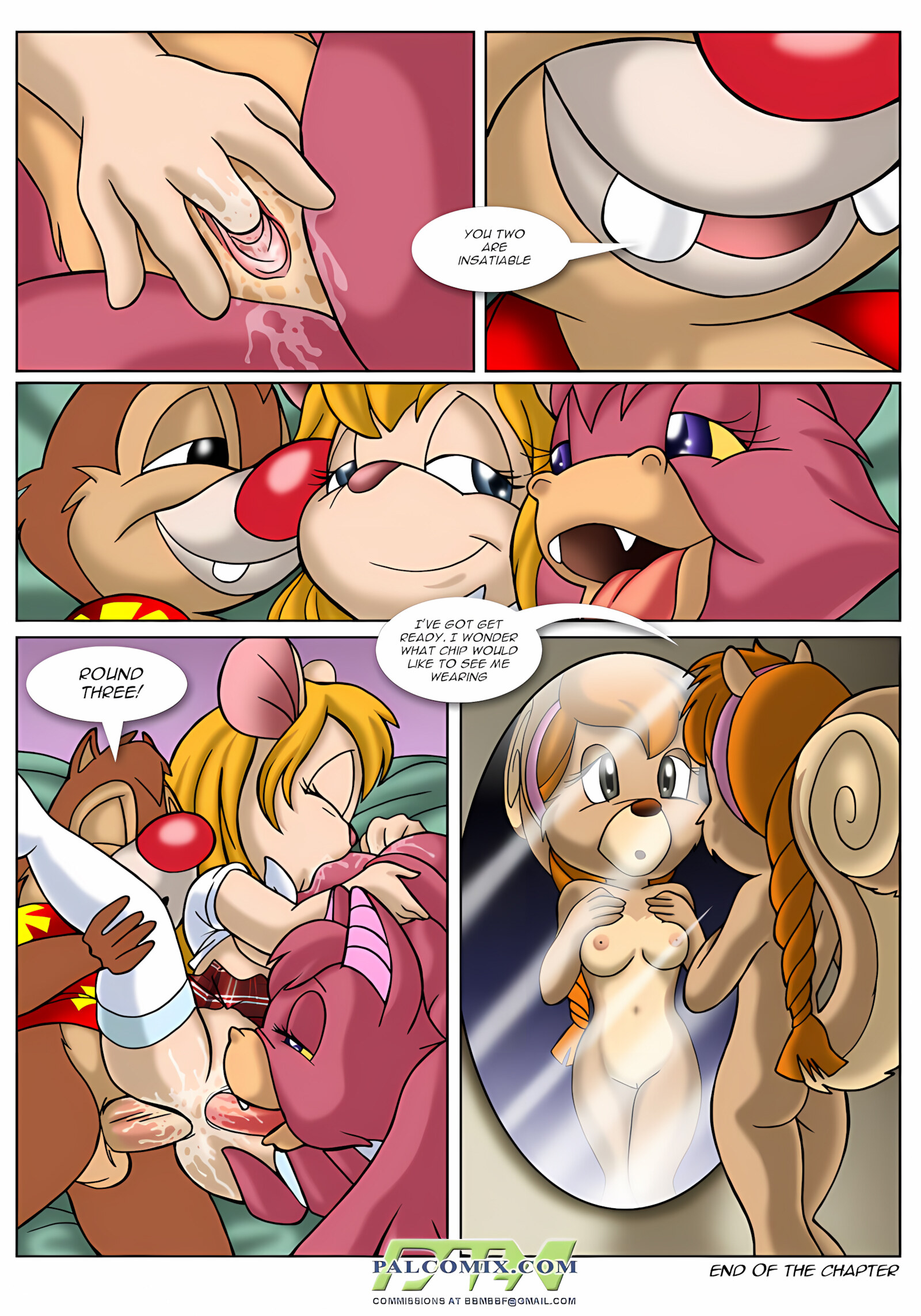 Bats and Chipmunks and Mousettes, Oh My! [Palcomix], Bats and Chipmunks and Mousettes, Oh My!, page 13 of 13