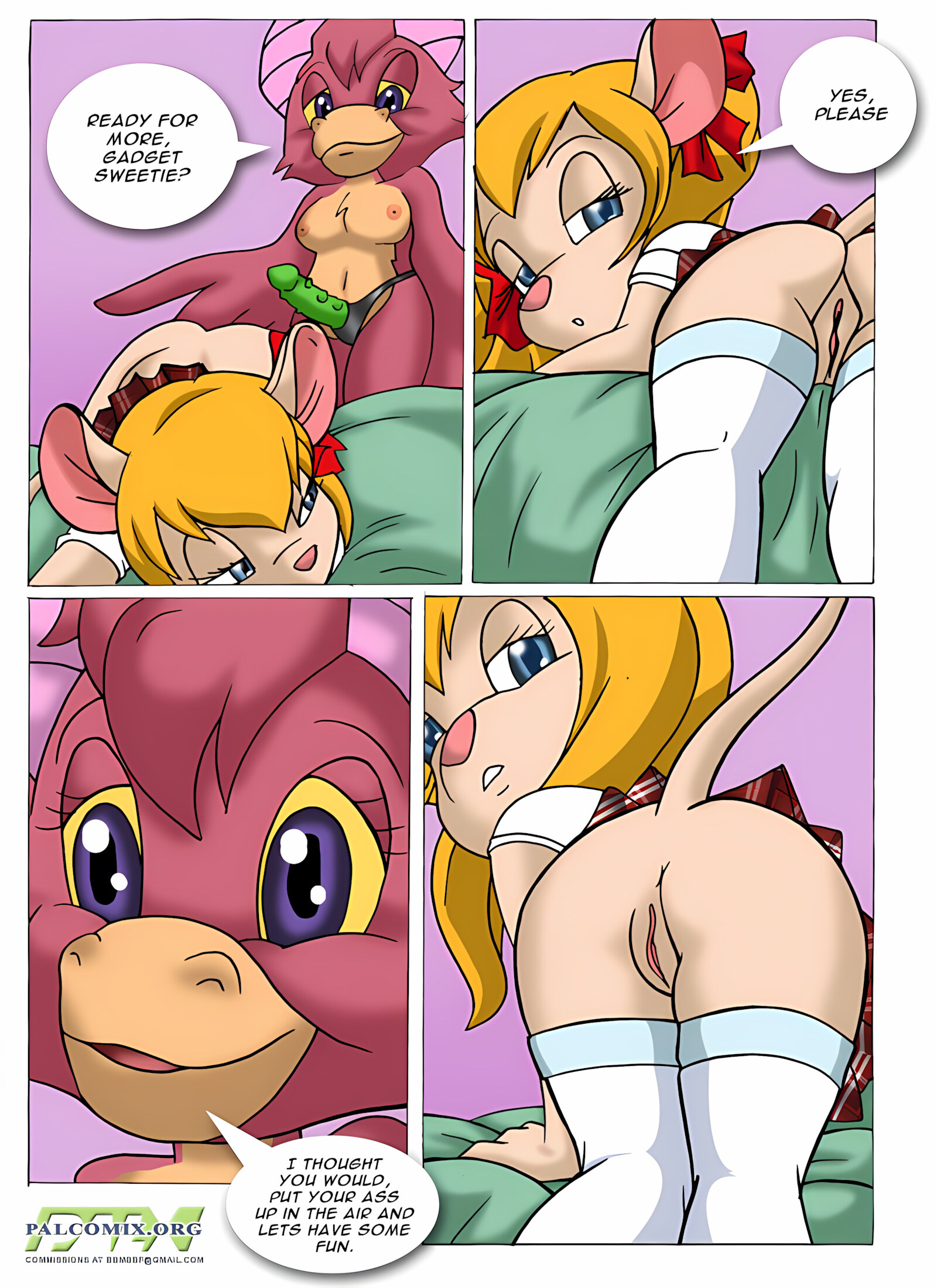 Bats and Chipmunks and Mousettes, Oh My! [Palcomix], Bats and Chipmunks and Mousettes, Oh My!, page 6 of 13