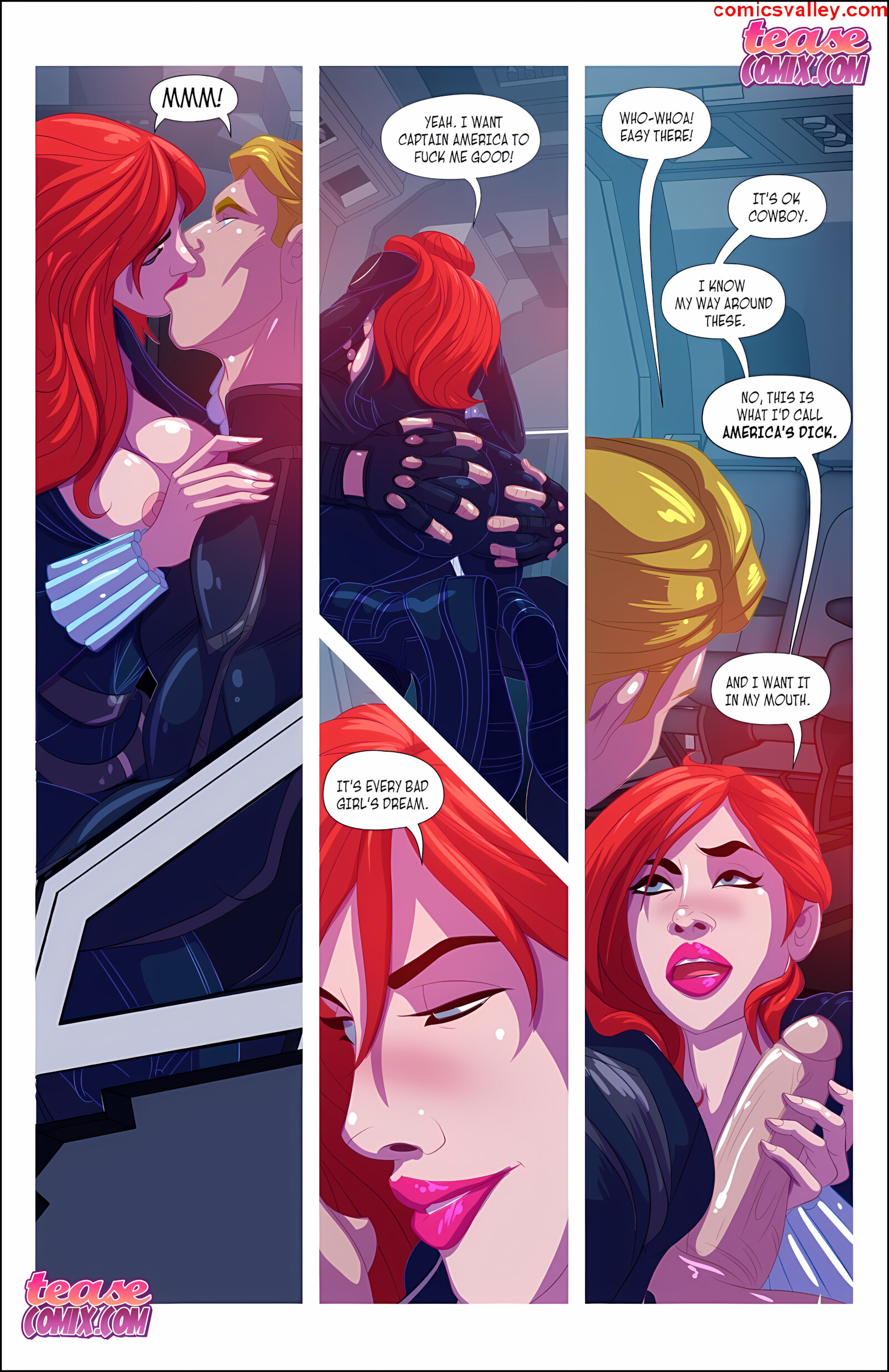 Widow’s Downtime – Avengers [Tease Comix], Widow’s Downtime - Avengers, page 8 of 13