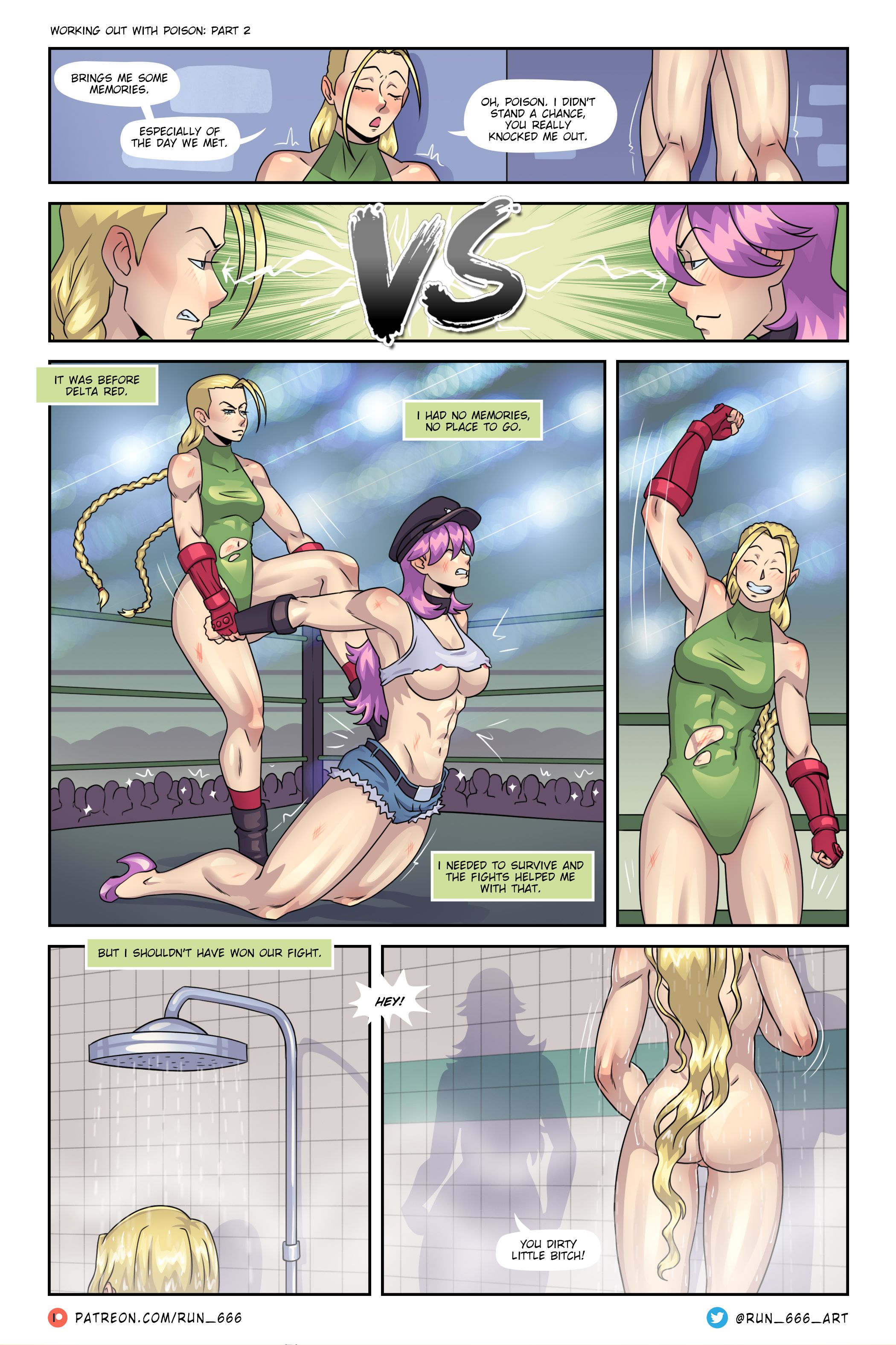 Working Out with Poison [Run 666], Working Out with Poison - Shemale, page 16 of 28