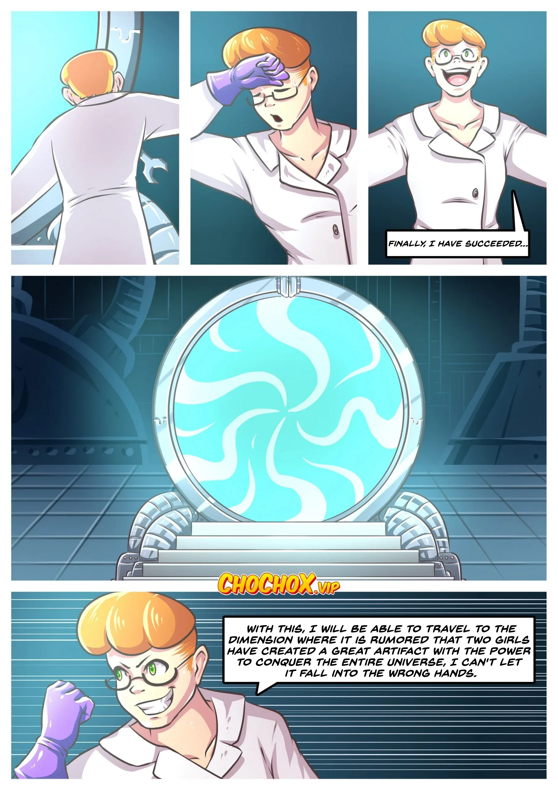 Between Dimensions [Crock Comix], Between Dimensions (Dexter’s Laboratory) [Crock Comix], page 2 of 39