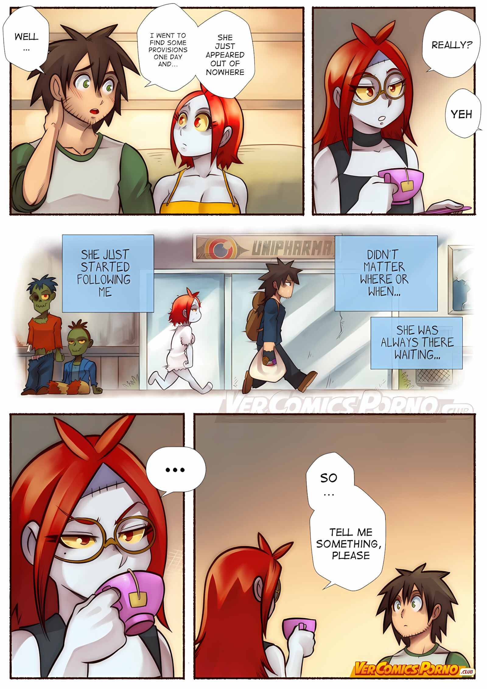 Cherry Road [Mr.E], Cherry Road - Chatting With A Zombie 5, page 9 of 24
