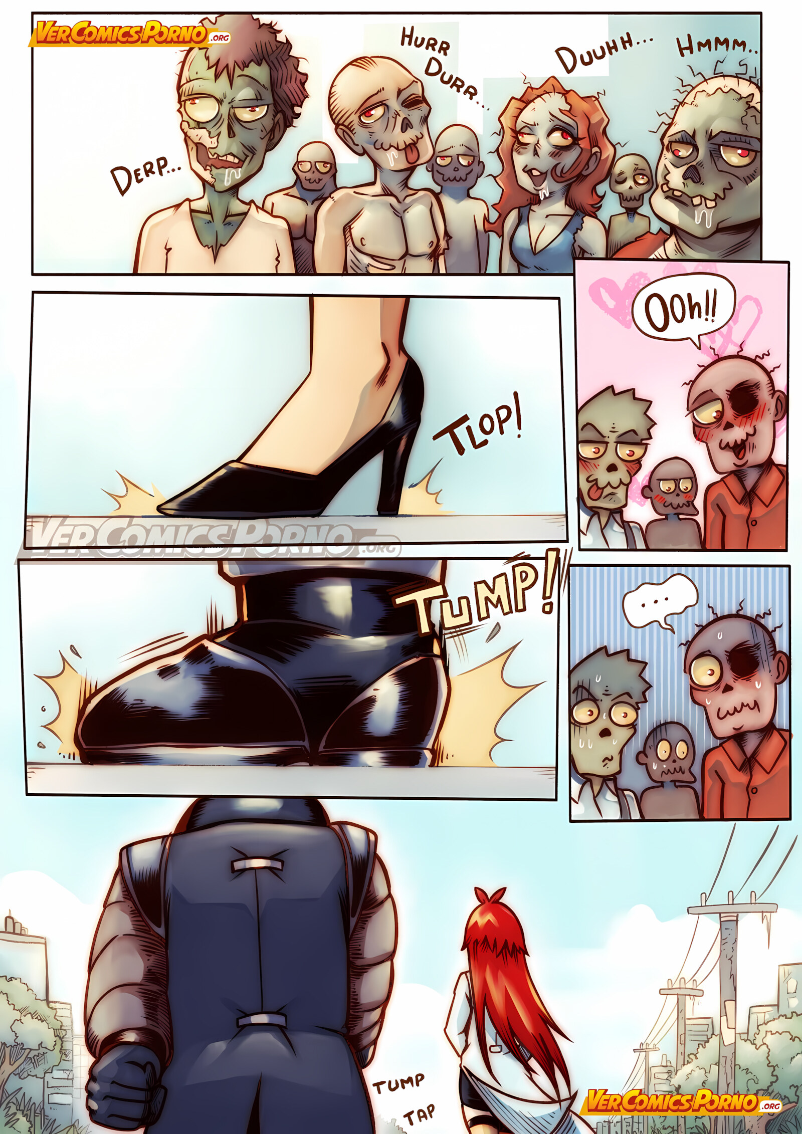 Cherry Road [Mr.E], Cherry Road - A Zombie Knocks On My Door 4, page 18 of 26