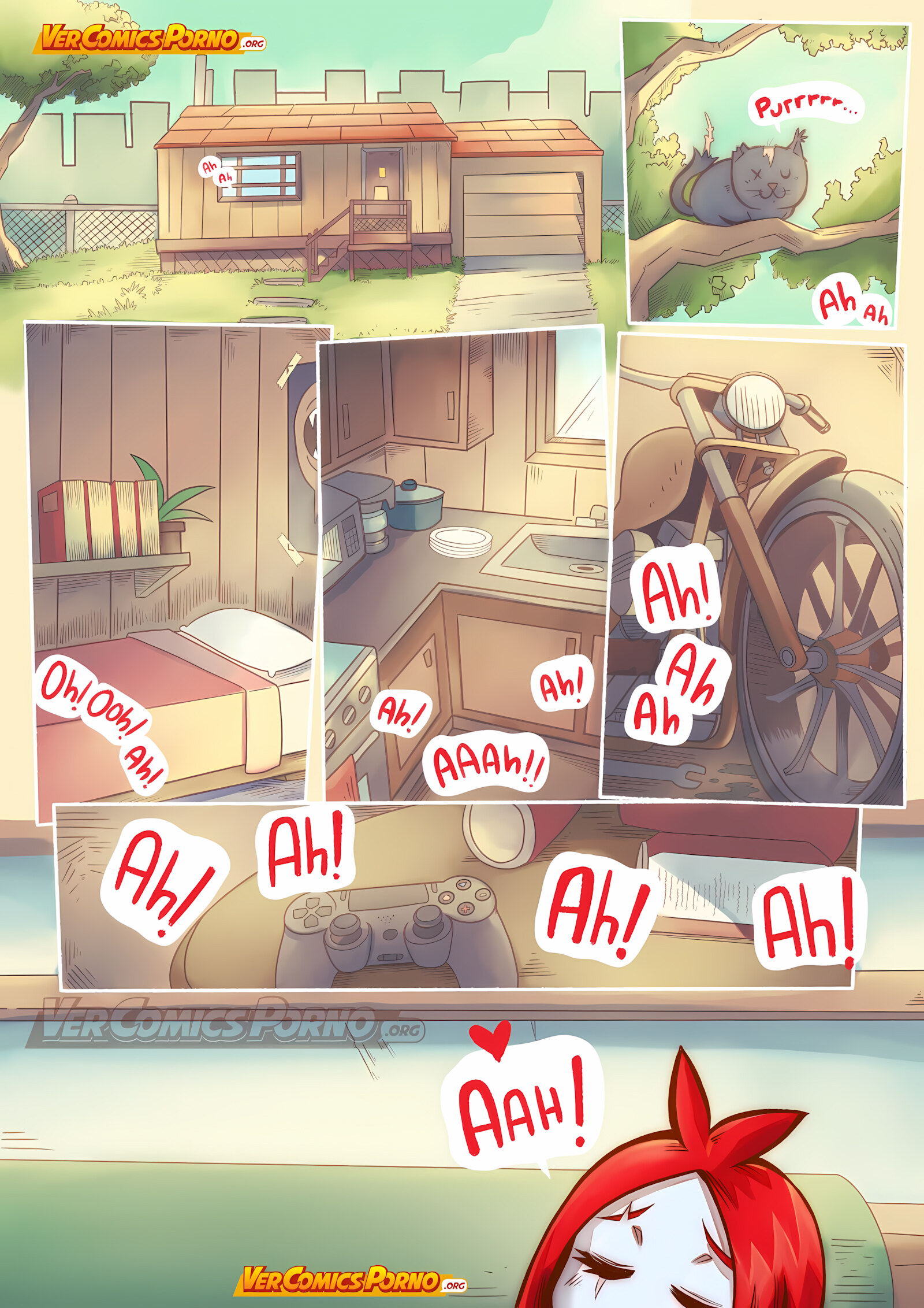 Cherry Road [Mr.E], Cherry Road - A Zombie Knocks On My Door 4, page 19 of 26