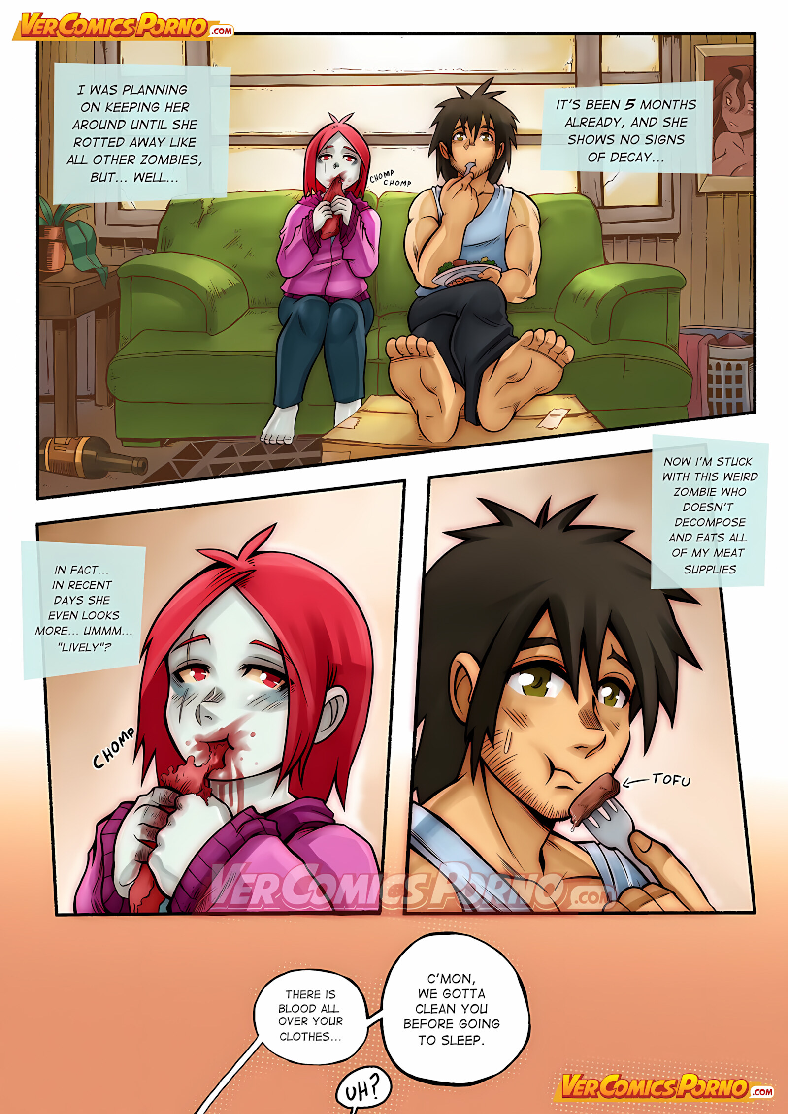 Cherry Road [Mr.E], Cherry Road - A Zombie Fell For Me 1, page 5 of 27