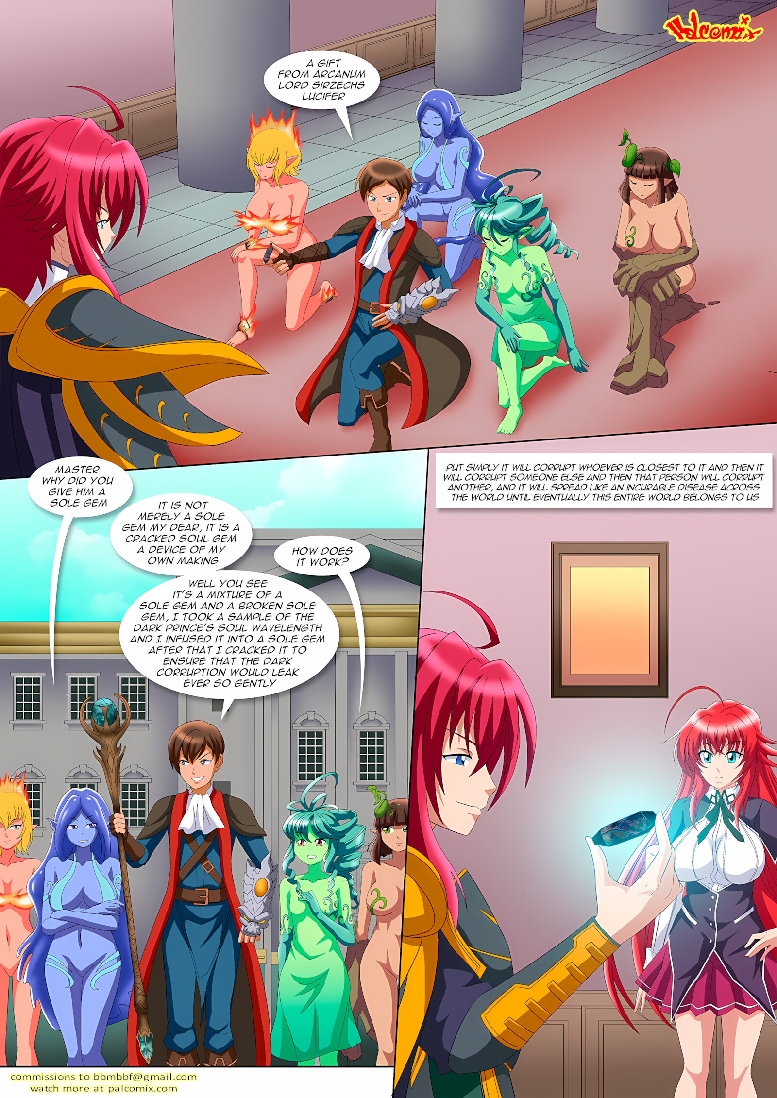 D x D – Subjugation Before Liberation [Palcomix], D x D - Subjugation Before Liberation, page 2 of 12