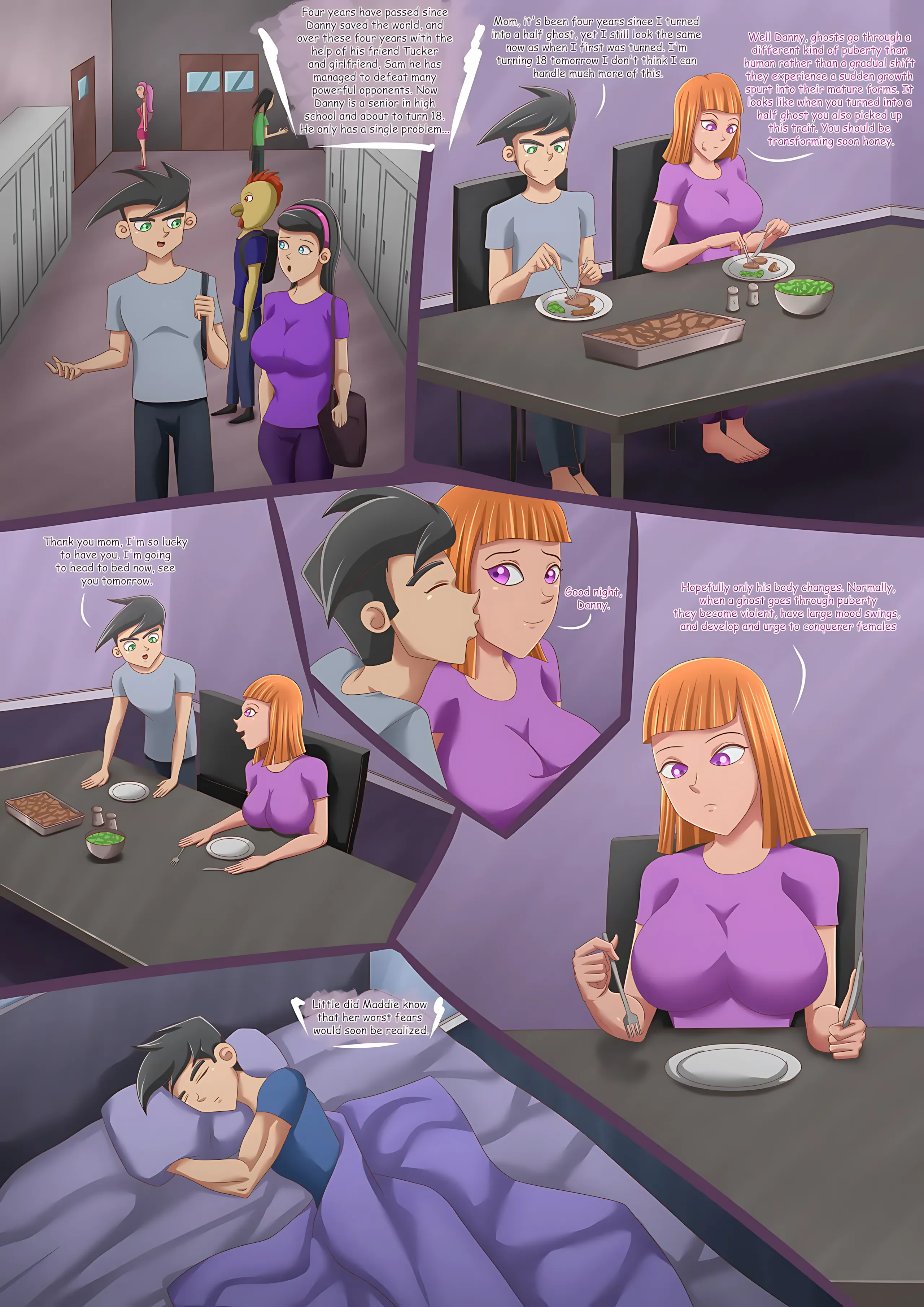 Danny’s Growth Spurt [Scarlet Bear/Dantheman], Danny's Growth Spurt 1, page 2 of 26