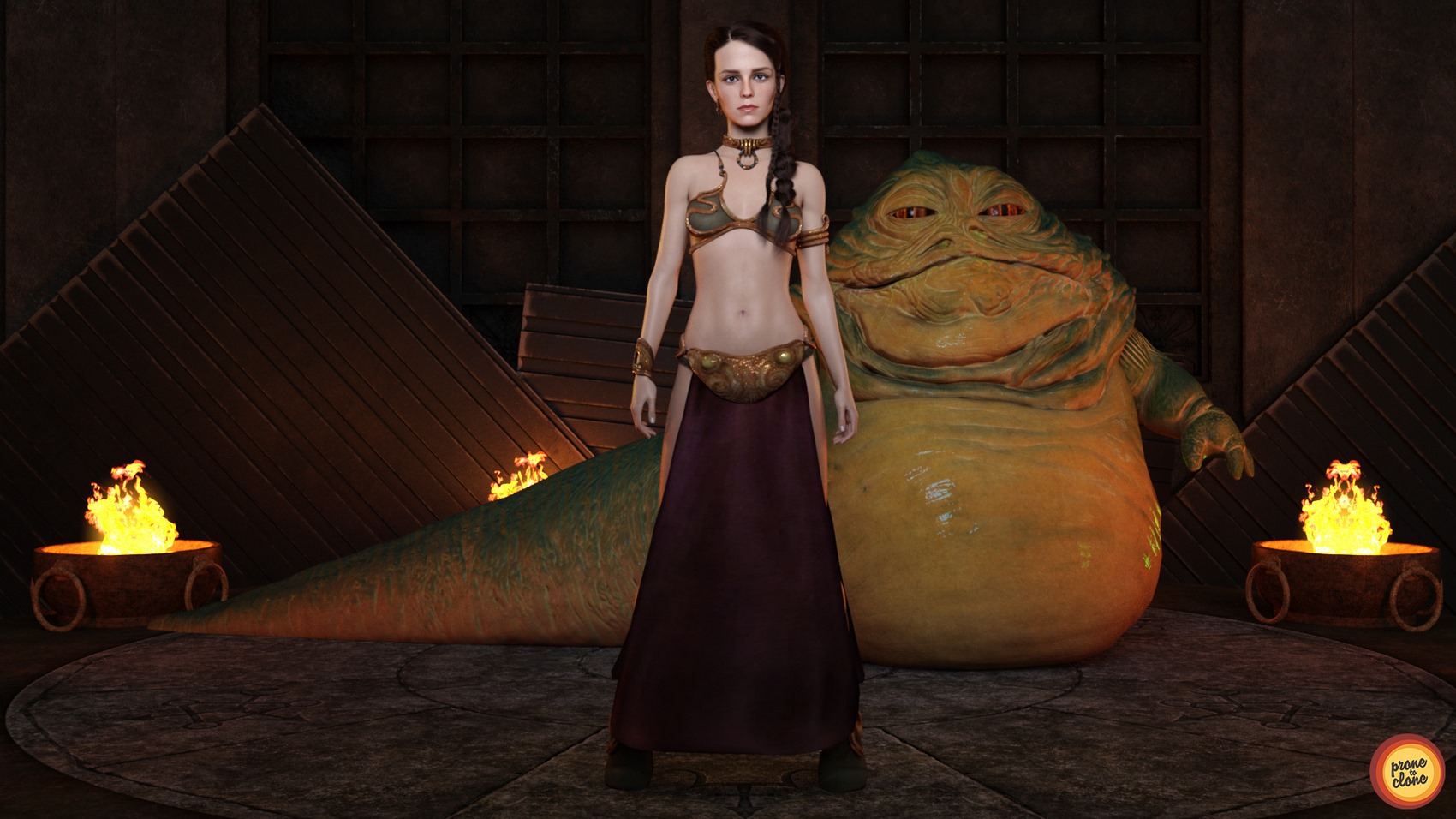 Emma Watson cosplay Star Wars [ProneToClone], Emma Watson cosplay Star Wars, page 1 of 30