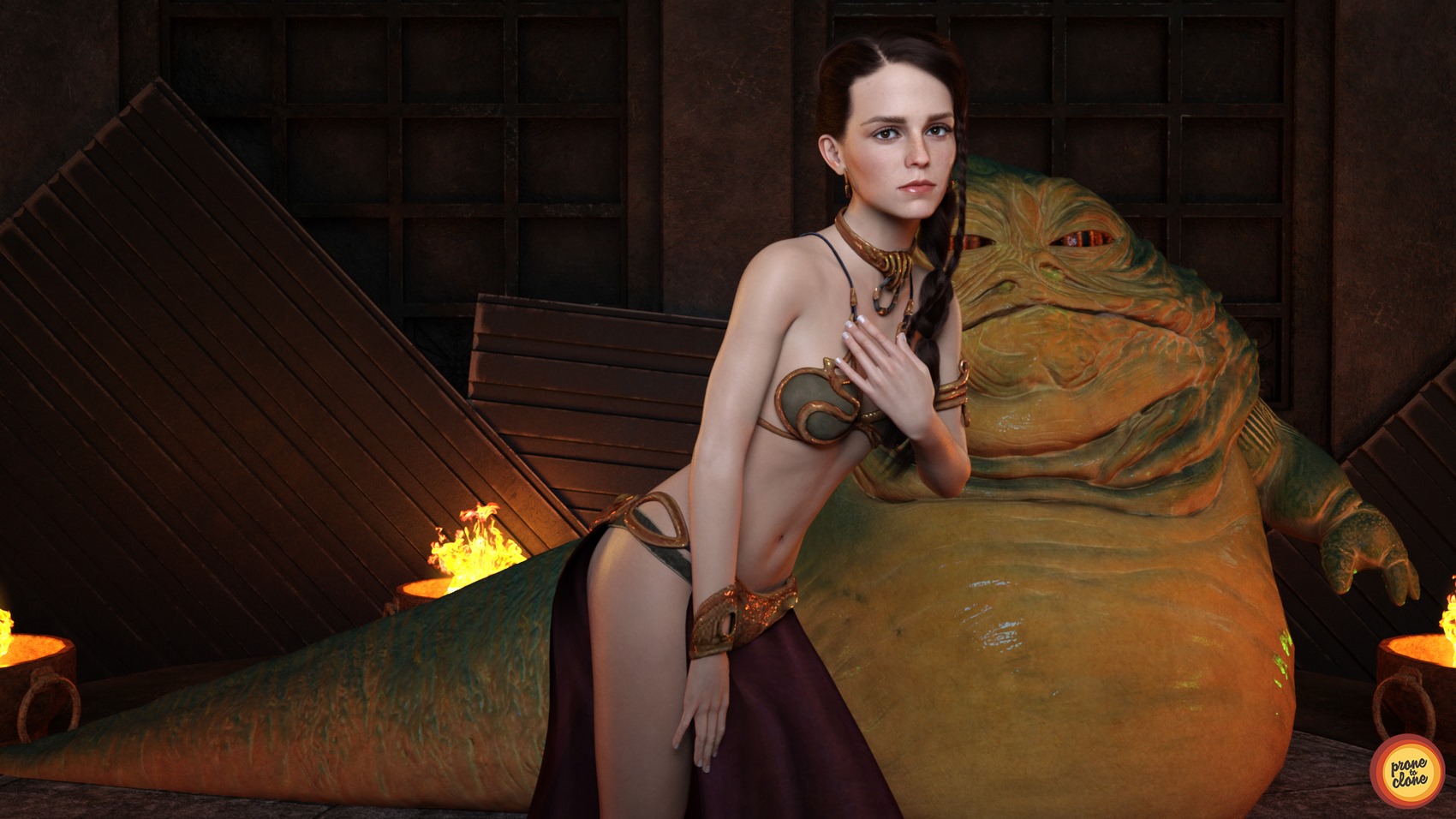 Emma Watson cosplay Star Wars [ProneToClone], Emma Watson cosplay Star Wars, page 2 of 30