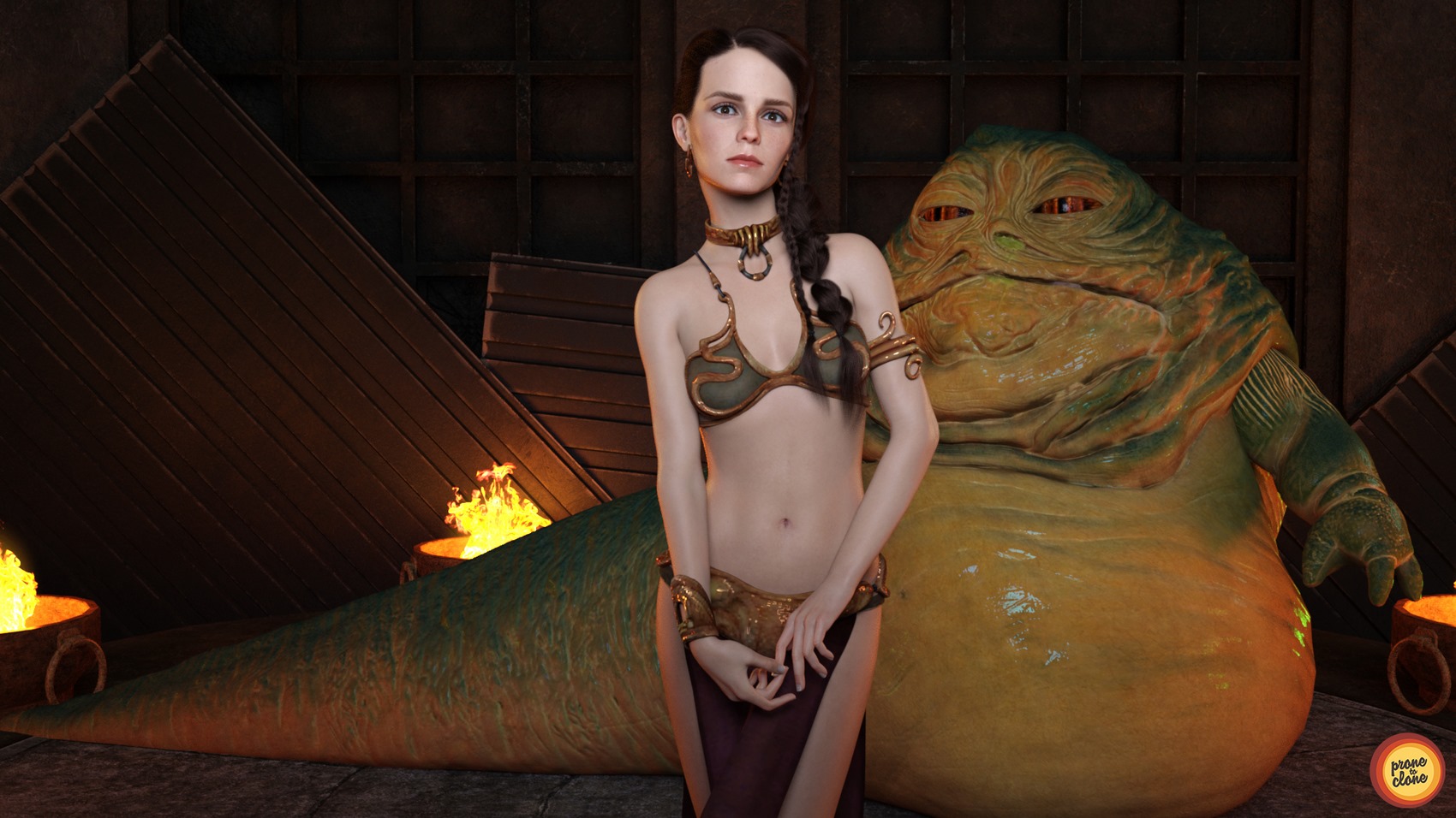 Emma Watson cosplay Star Wars [ProneToClone], Emma Watson cosplay Star Wars, page 5 of 30