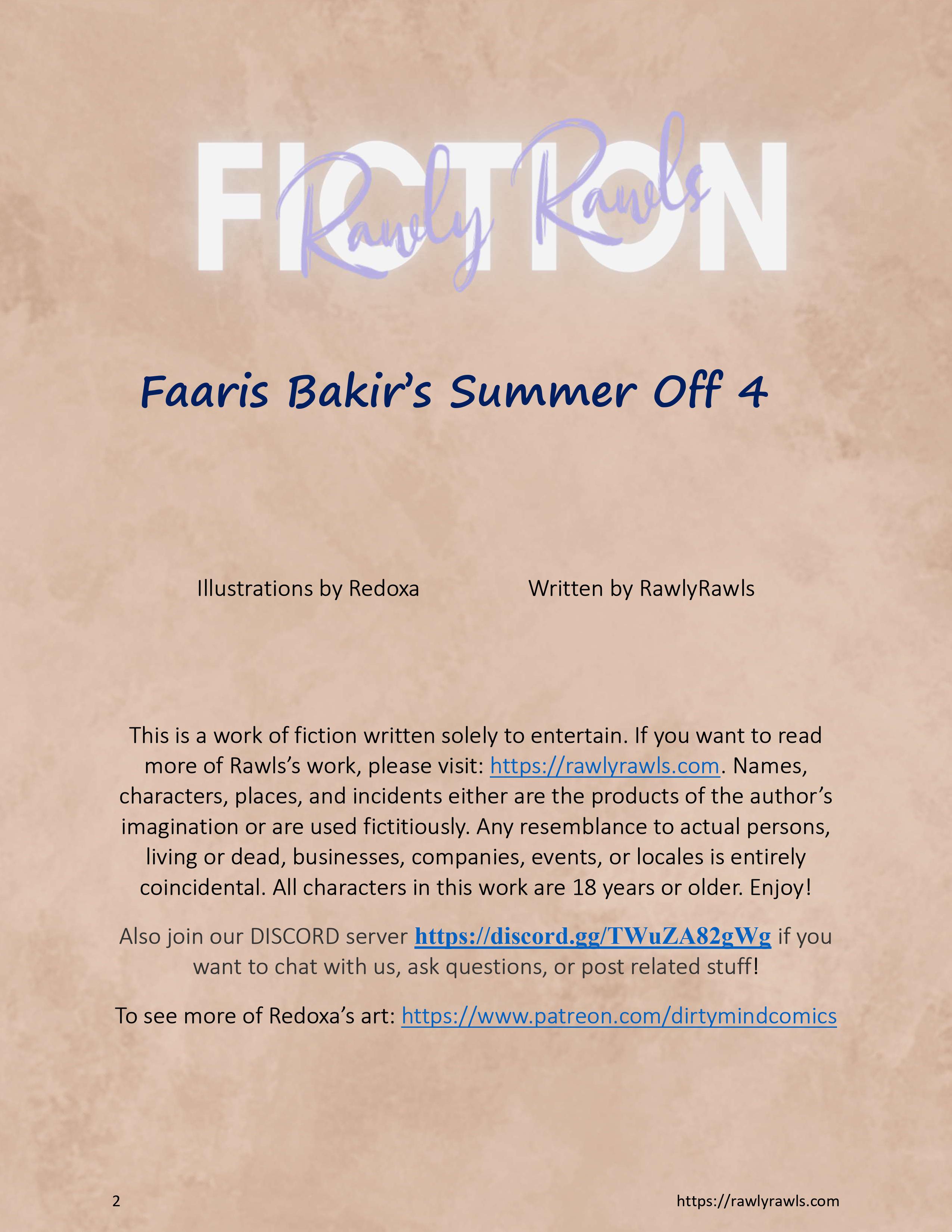 Faaris Bakir’s Summer Off [Redoxa], Faaris Bakir’s Summer Off 4, page 2 of 14