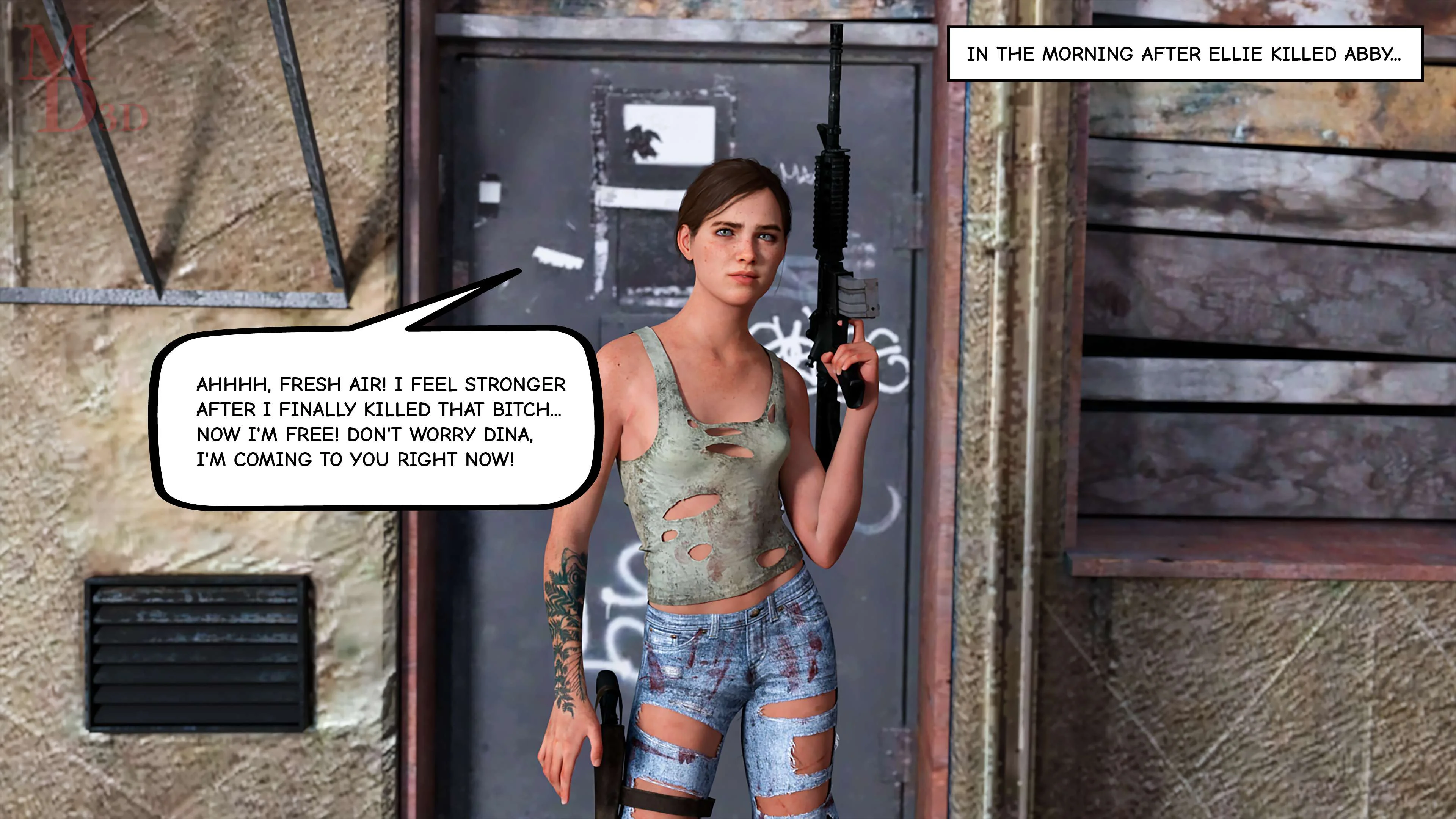Abby & Ellie [ MagicDragon3D], 1. Abby and Ellie (The Last Of Us), page 170 of 173