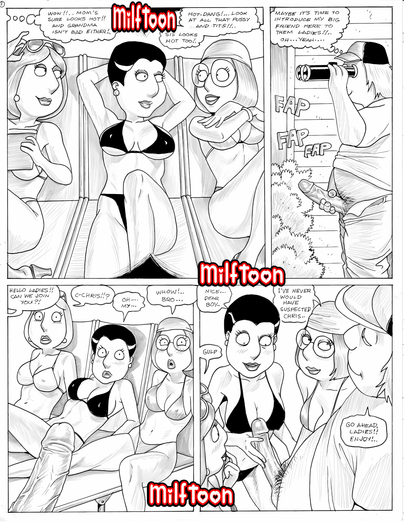 Family Teen [Milftoon], Family Teen, page 1 of 3