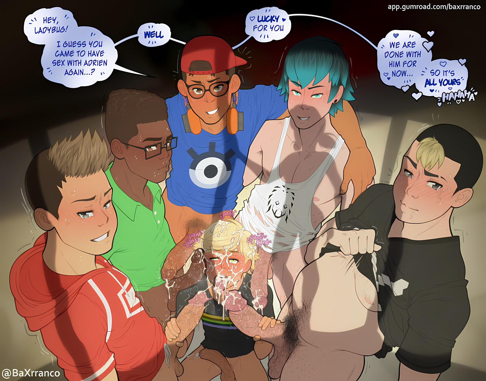 Fanart And Artworks [BaXrranco], Miraculous Boys Art Pack - Yaoi, page 4 of 10
