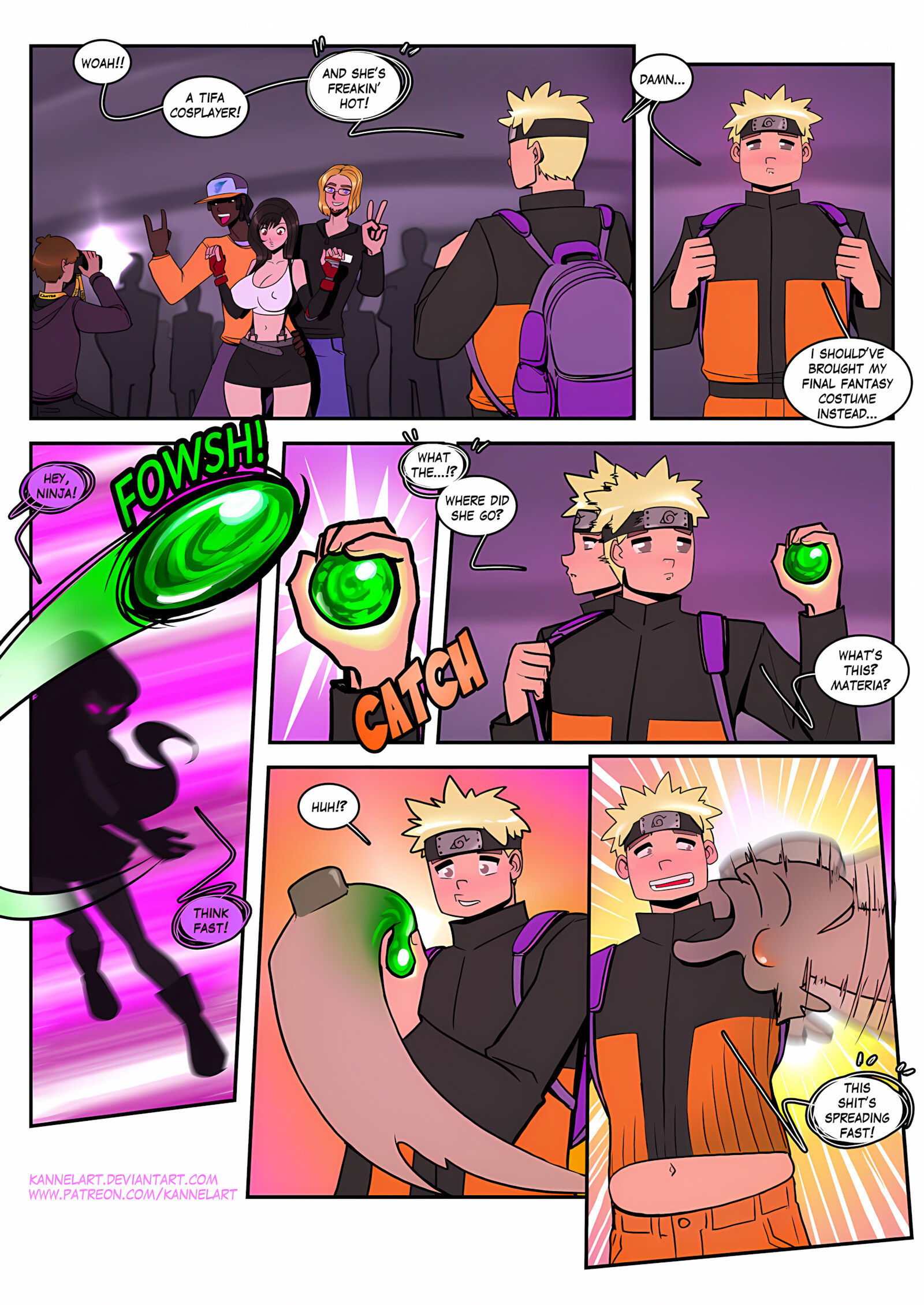 Final Fantasy VII Mini Saga [Kannel], Final Fantasy VII Mini Saga, page 1 of 6