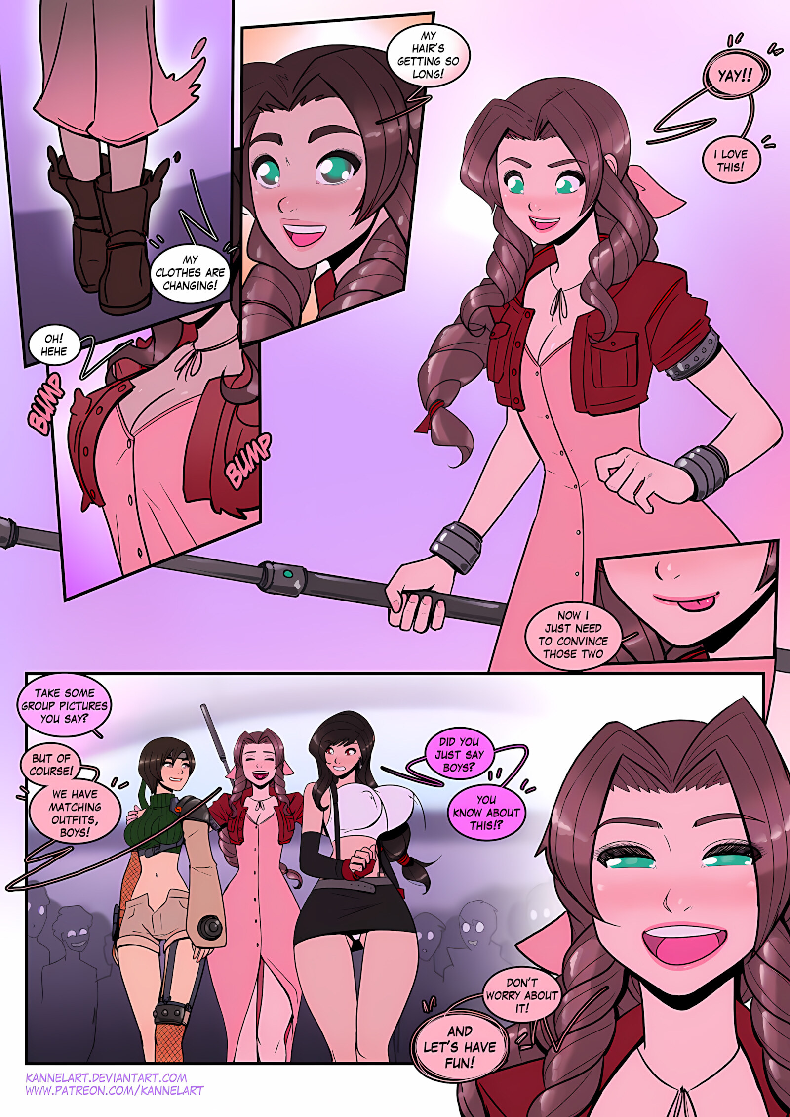 Final Fantasy VII Mini Saga [Kannel], Final Fantasy VII Mini Saga, page 4 of 6
