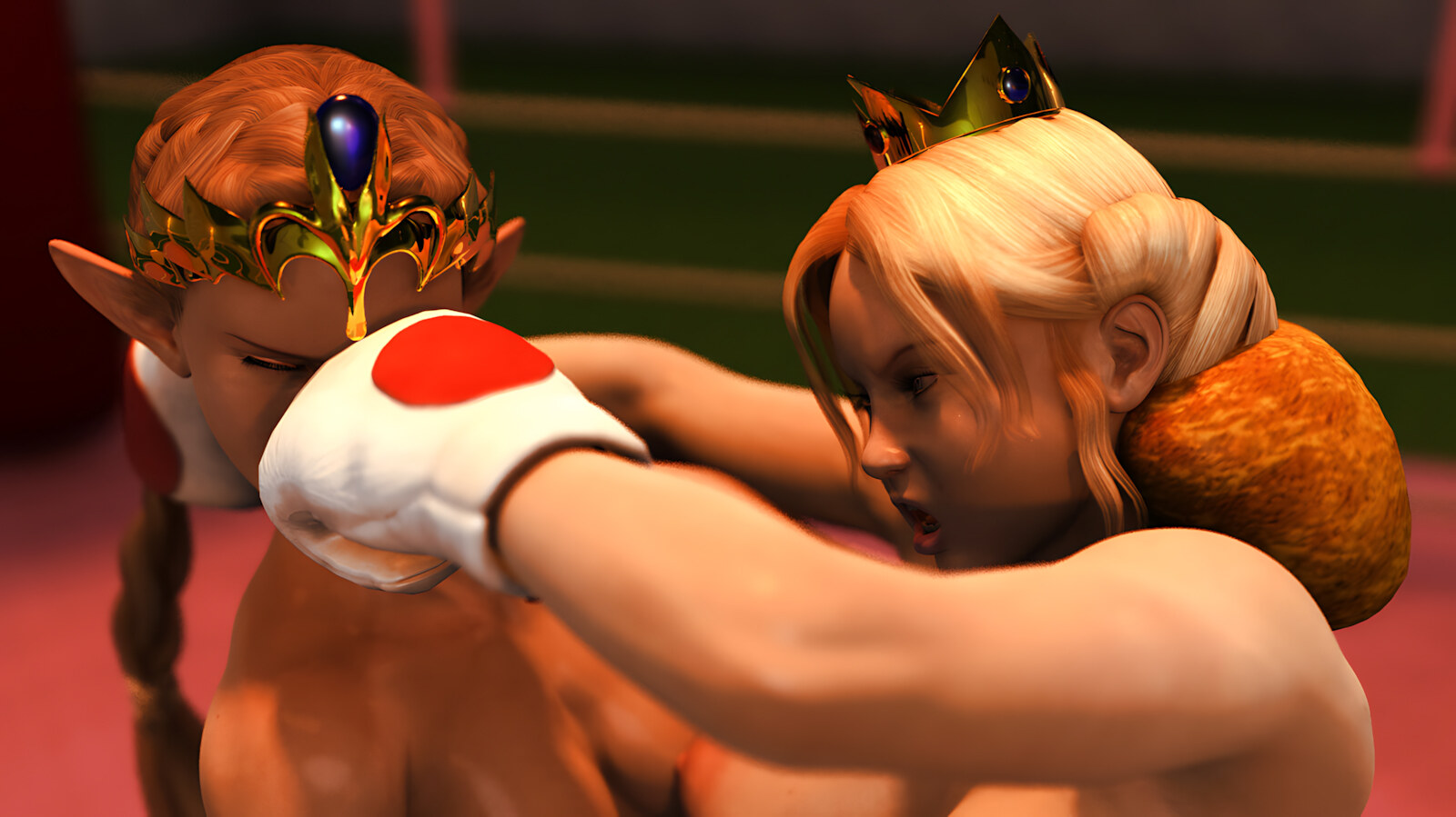 Foxy Boxing Princess Pound [SquarePeg3D], Foxy Boxing Princess Pound - Futanari WITHOUT Injuries, page 24 of 50