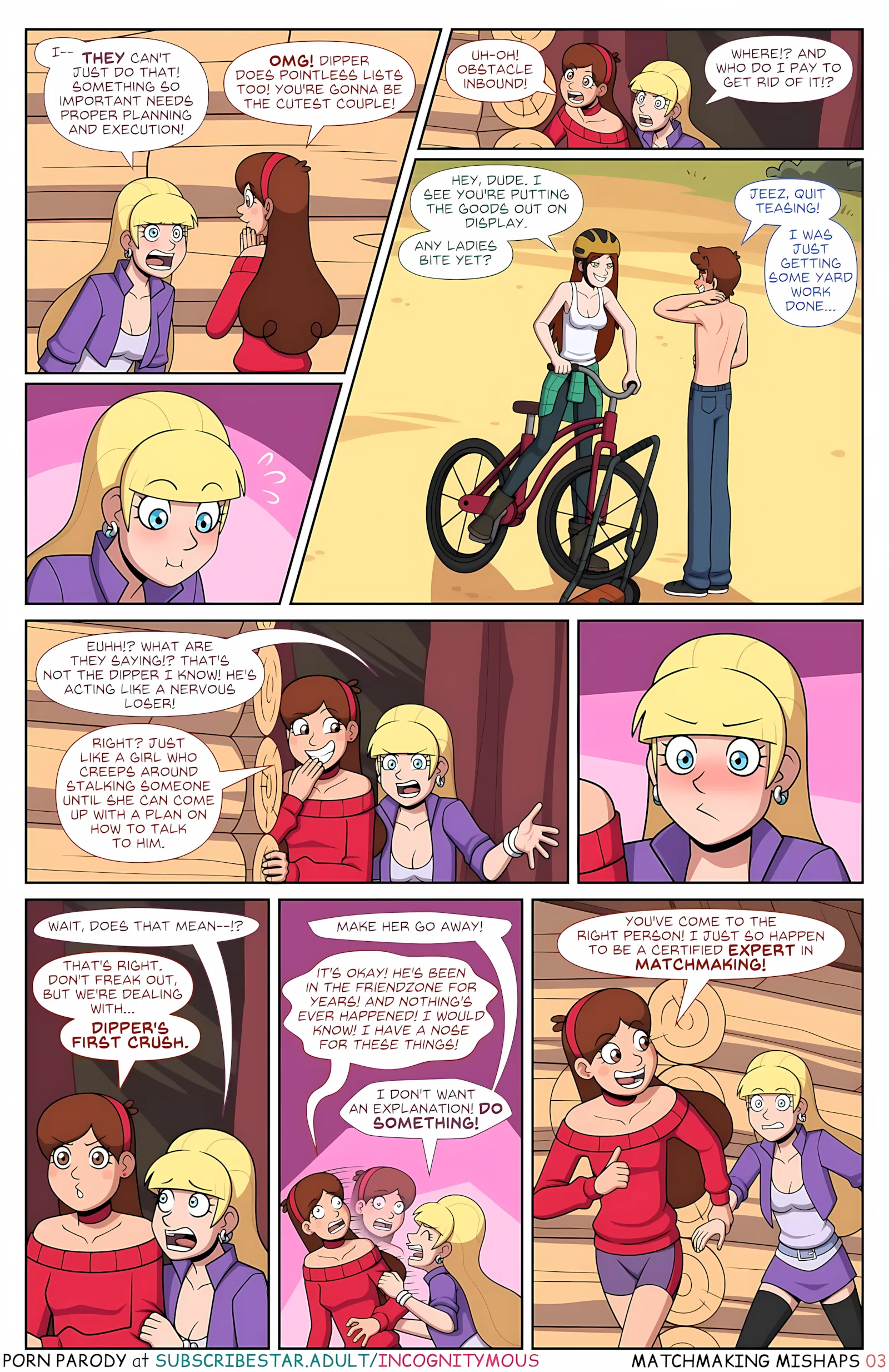 Gravity Falls – Matchmaking Mishaps [Incognitymous], Gravity Falls - Matchmaking Mishaps, page 3 of 57