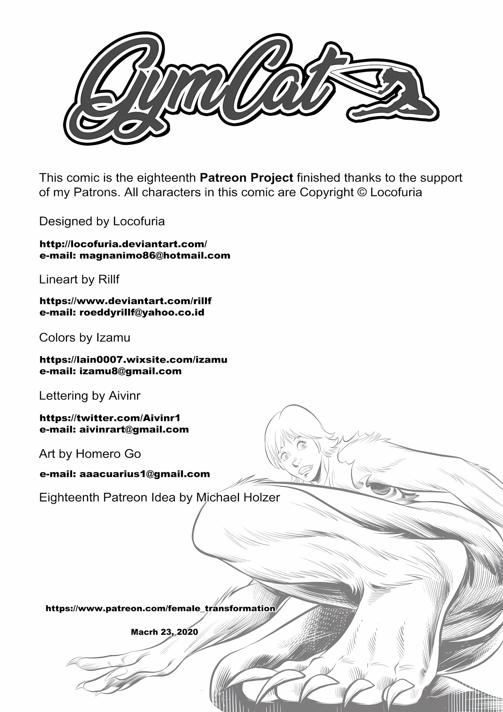 Gymcats [Locofuria], Gymcats, page 3 of 23