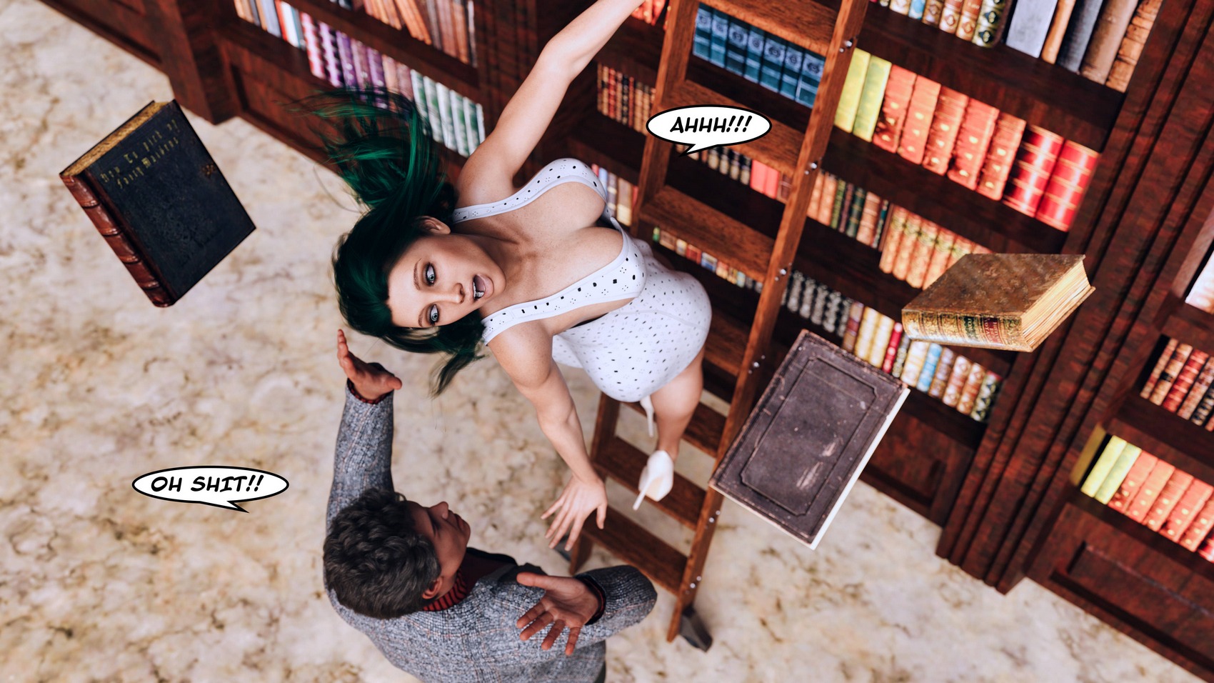 Hanna Rediscovers The Library [X3RR4], Hanna Rediscovers The Library, page 7 of 81
