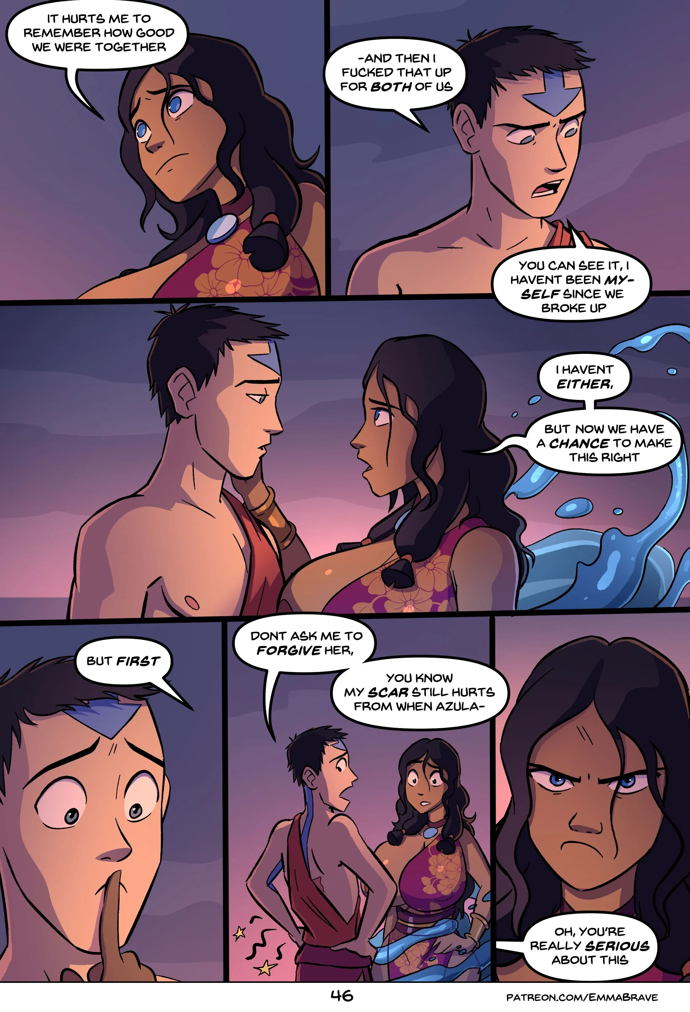 After Avatar [EmmaBrave], 4 . After Avatar - Chapter 4 (Avatar The Last Airbender), page 48 of 61