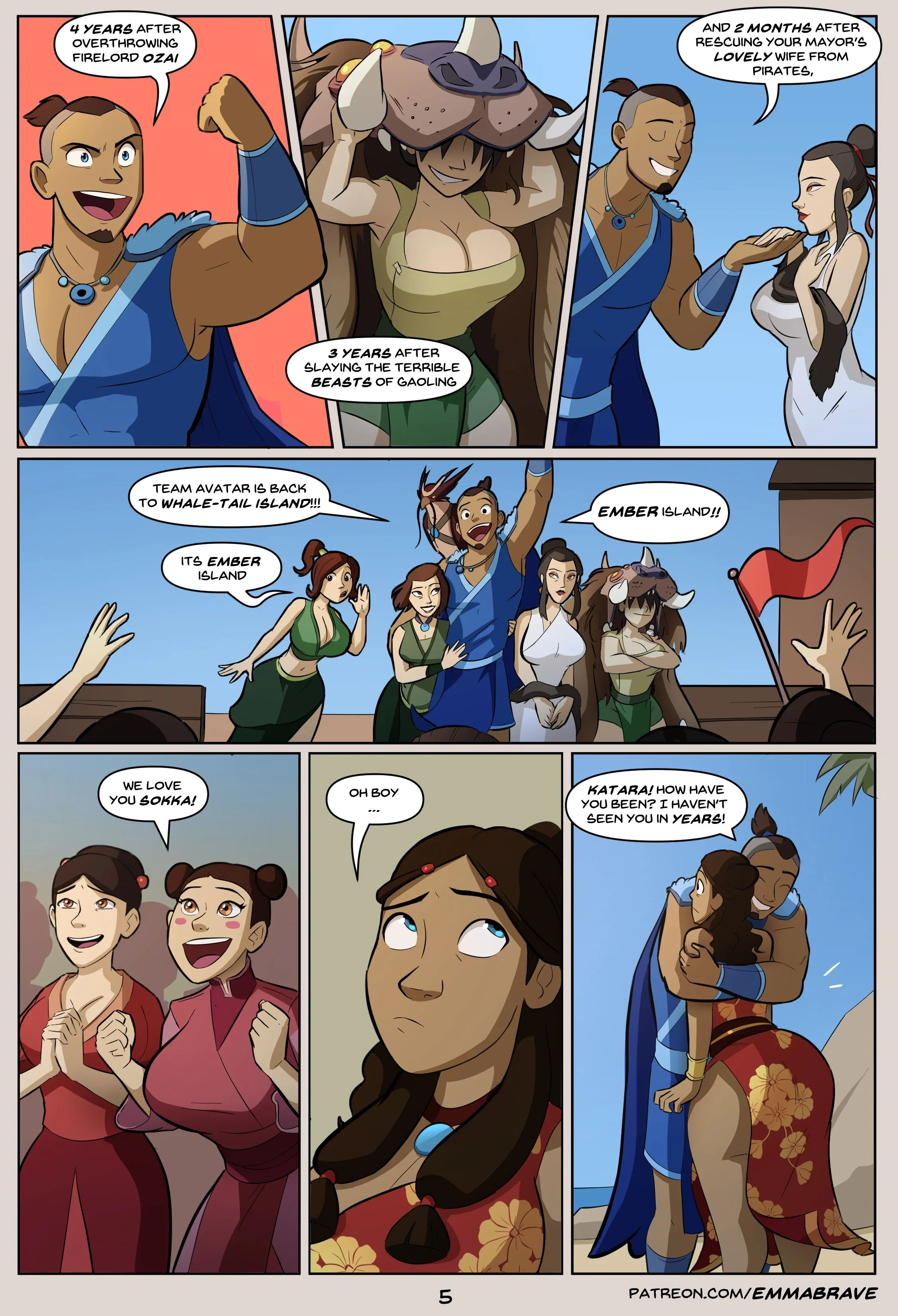 After Avatar [EmmaBrave], 4 . After Avatar - Chapter 4 (Avatar The Last Airbender), page 7 of 61