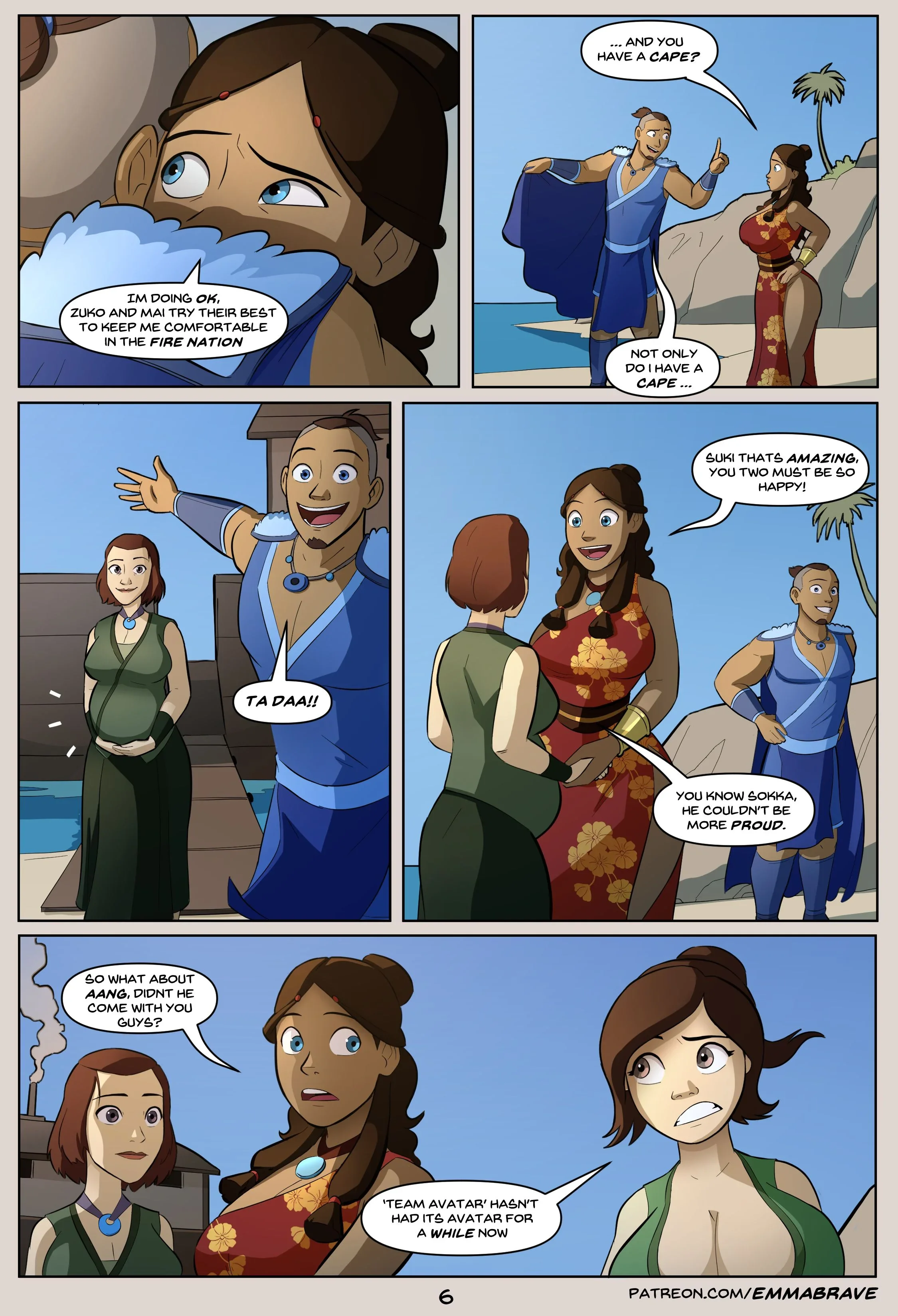 After Avatar [EmmaBrave], 4 . After Avatar - Chapter 4 (Avatar The Last Airbender), page 8 of 61