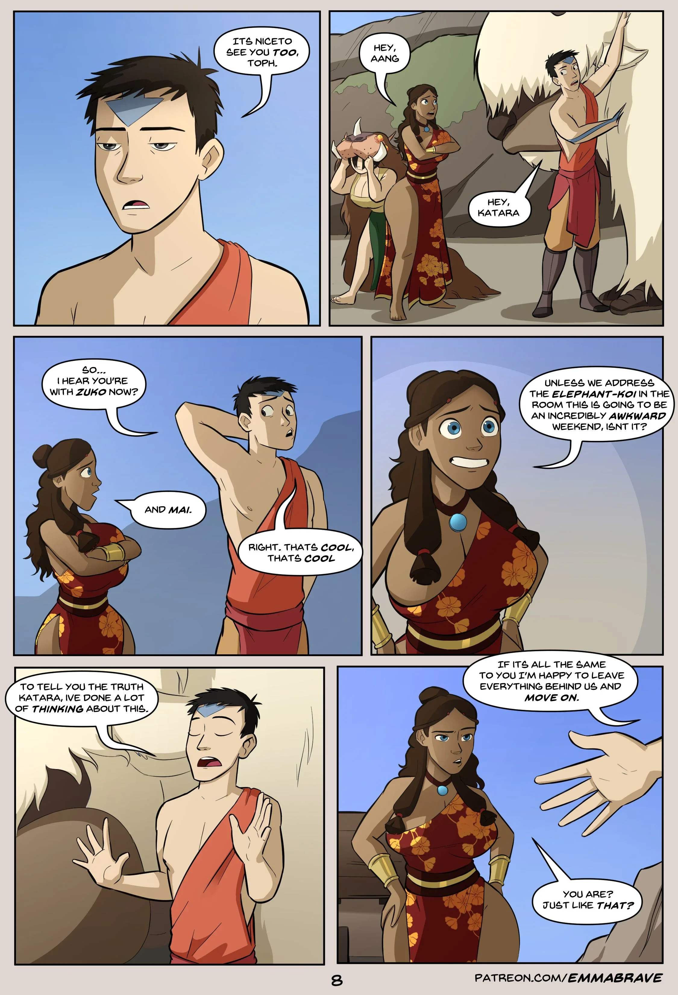 After Avatar [EmmaBrave], 4 . After Avatar - Chapter 4 (Avatar The Last Airbender), page 10 of 61