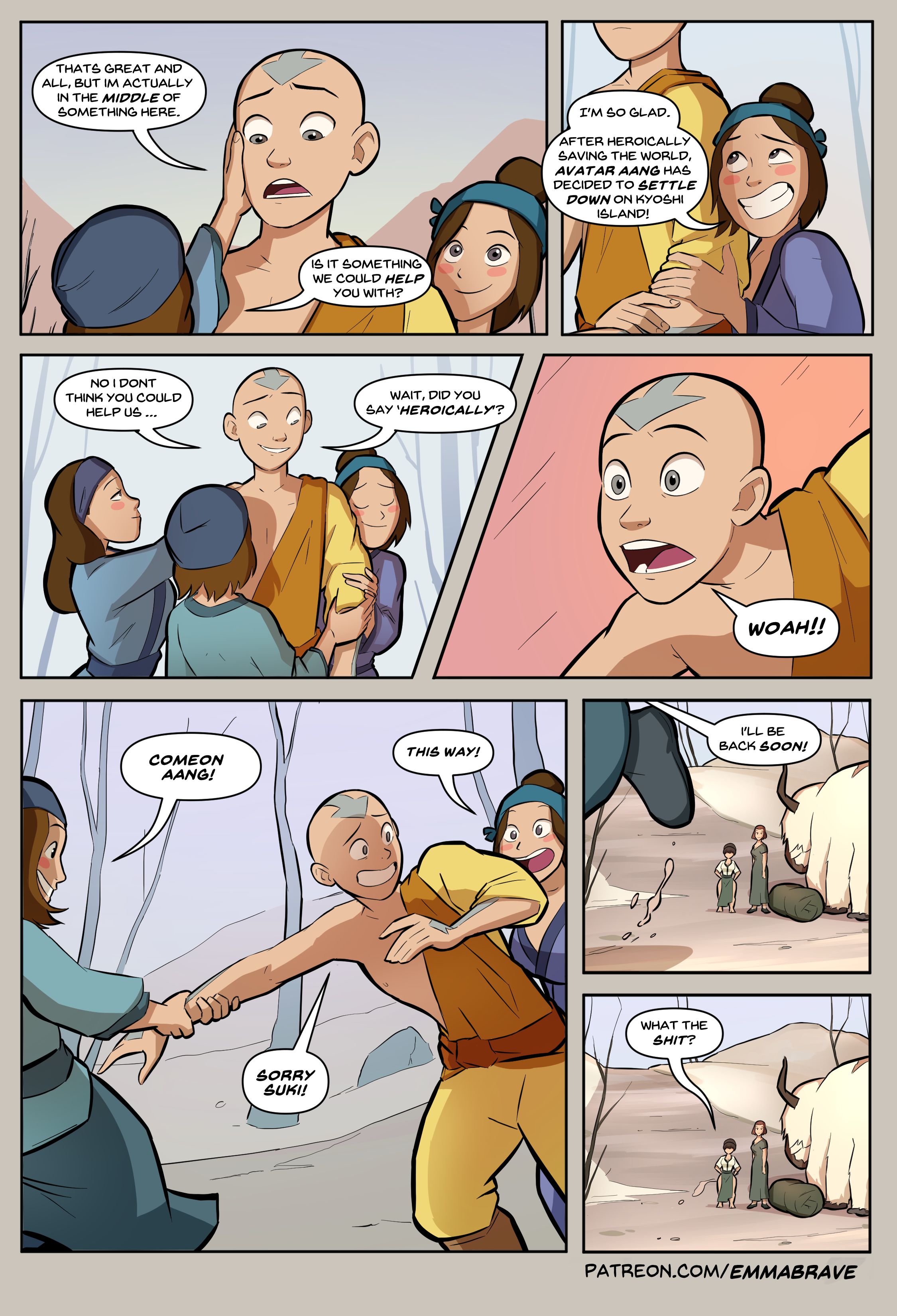 After Avatar [EmmaBrave], 3 . After Avatar Chapter 3, page 3 of 26