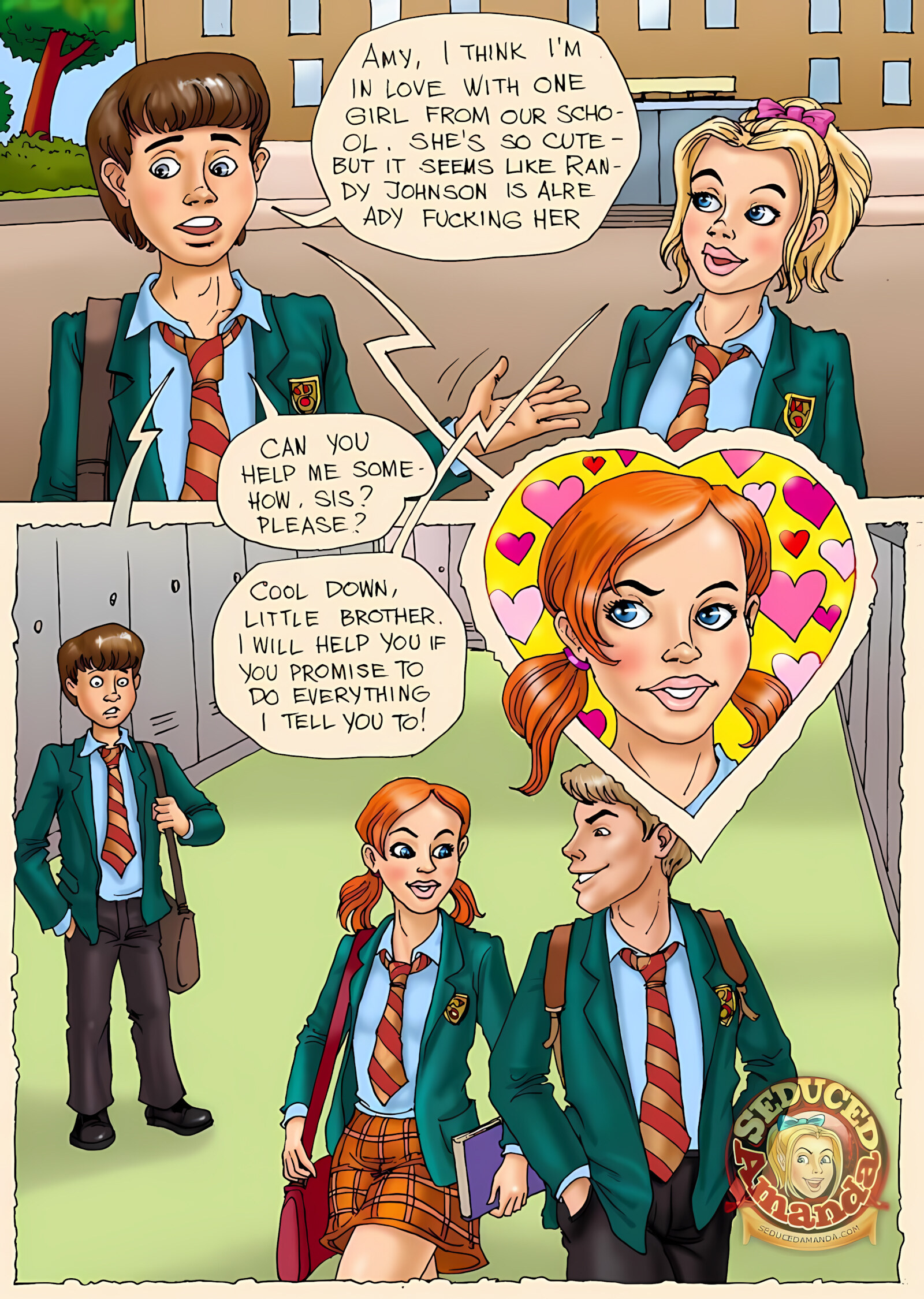 Helping My Brother Out [Seduced Amanda], Helping My Brother Out, page 1 of 15