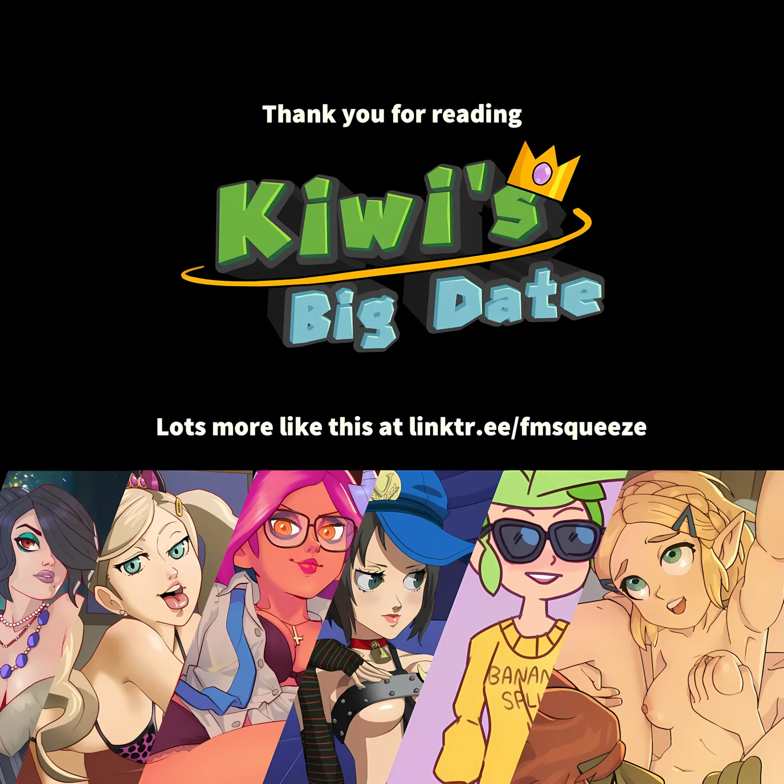 Kiwi’s Big Date- A Gangbang Fit for a Queen [Fmsqueeze], Kiwi's Big Date- A Gangbang Fit for a Queen, page 14 of 14