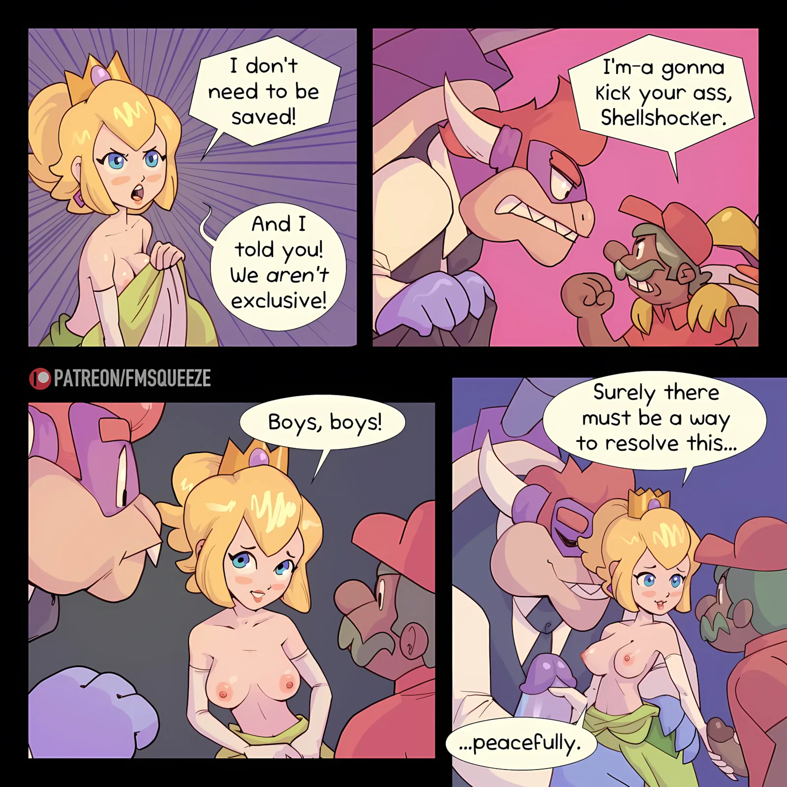 Kiwi’s Big Date- A Gangbang Fit for a Queen [Fmsqueeze], Kiwi's Big Date- A Gangbang Fit for a Queen, page 5 of 14