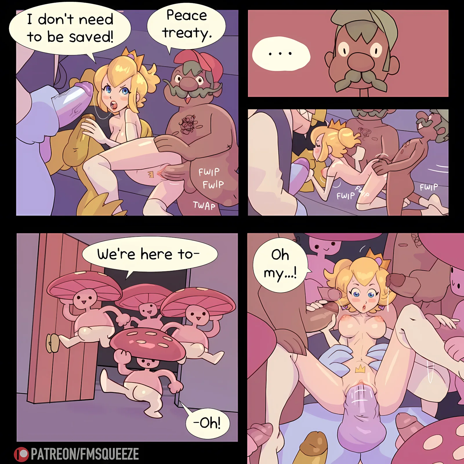 Kiwi’s Big Date- A Gangbang Fit for a Queen [Fmsqueeze], Kiwi's Big Date- A Gangbang Fit for a Queen, page 7 of 14