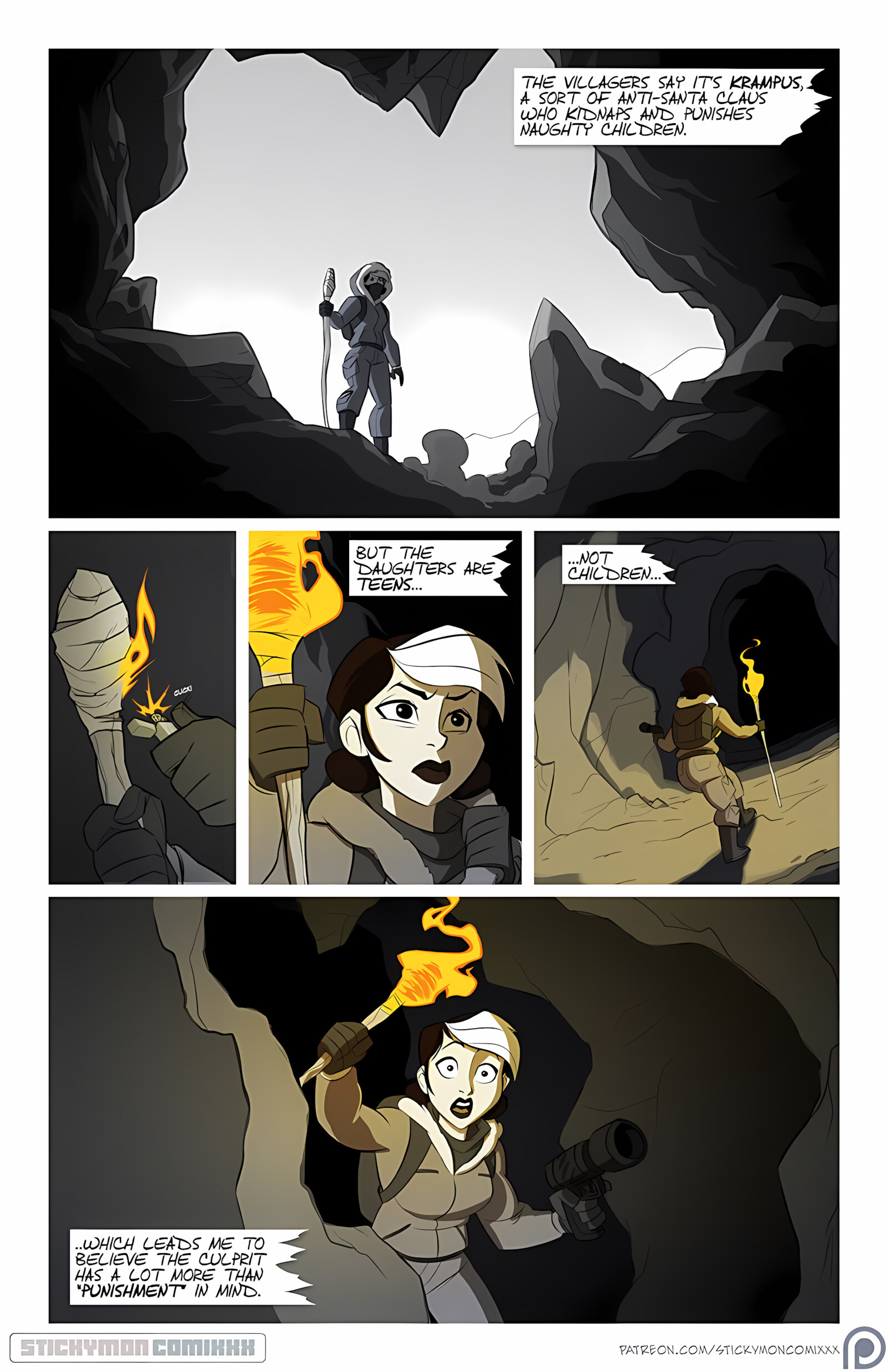 Krampusnacht [StickyMon], Krampusnacht, page 3 of 10