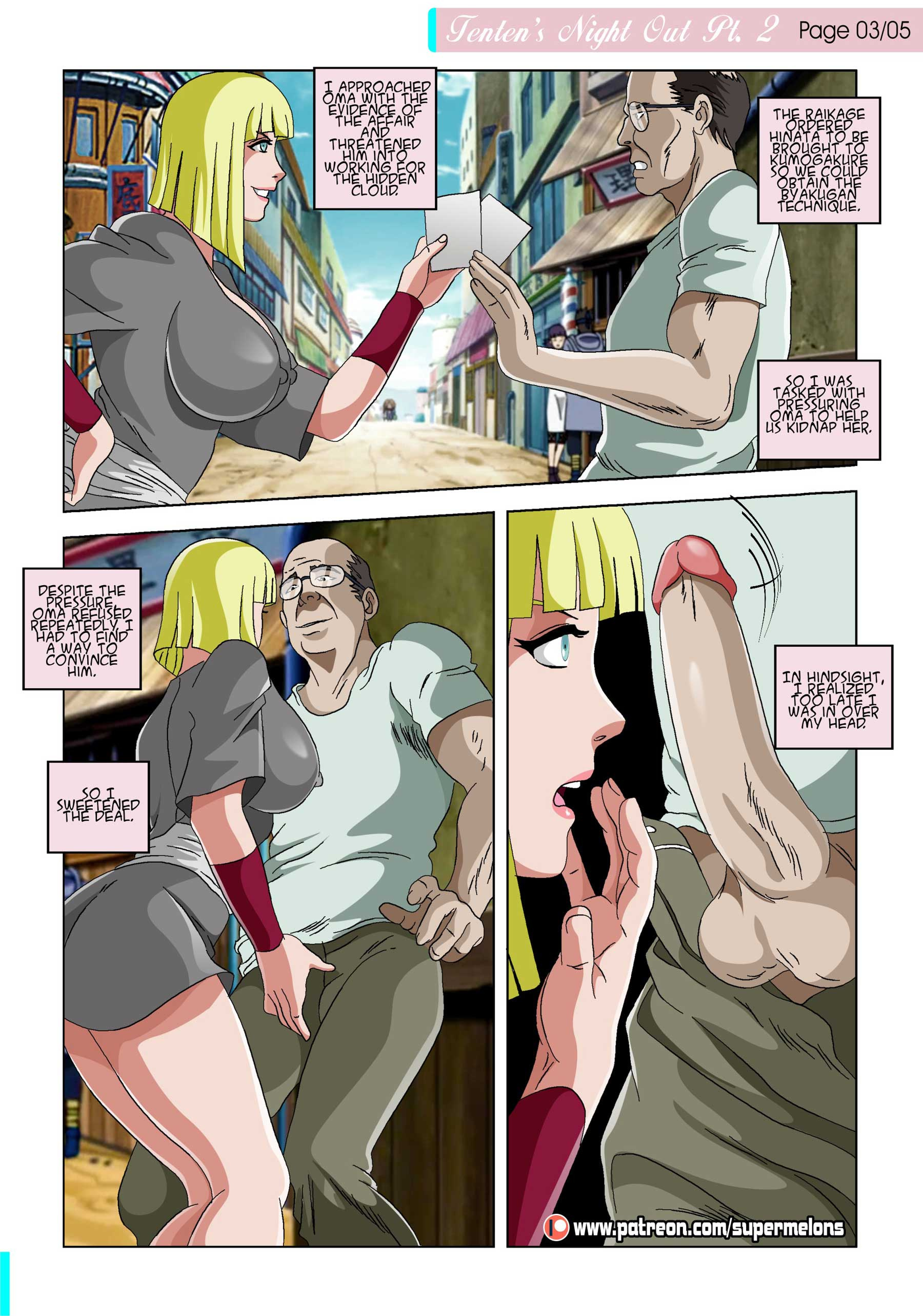 Tenten’s Night Out [Super Melons], Tenten’s Night Out, page 4 of 6