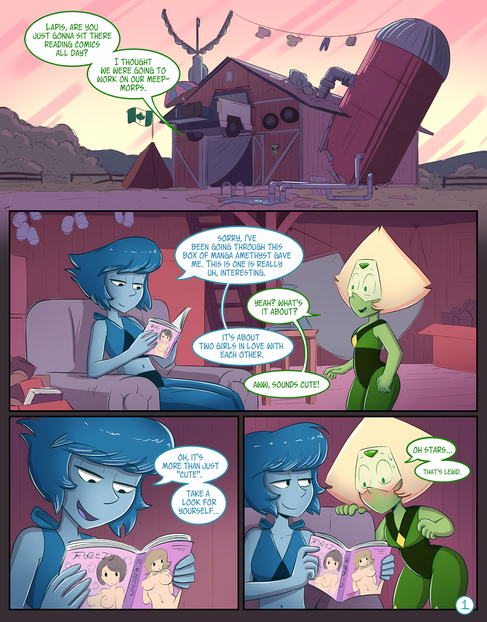 Lapidot Comic [CubedCoconut], Lapidot Comic, page 1 of 12