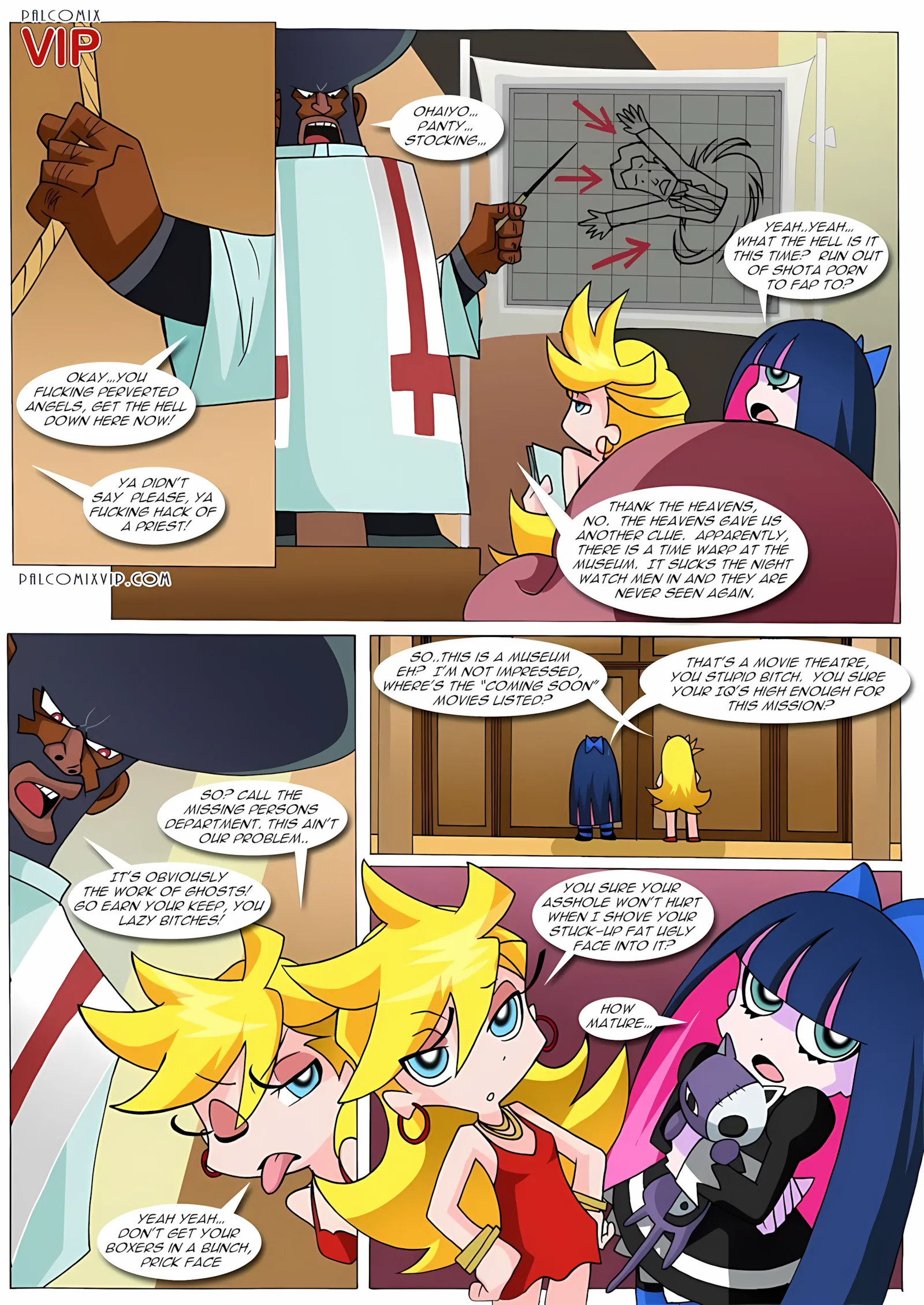 Let’s Do The Time Warp Again (Panty And Stocking With Garterbelt), 1 . Let's Do The Time Warp Again - Chapter 1 (Panty And Stocking With Garterbelt) [PalComix], page 3 of 21