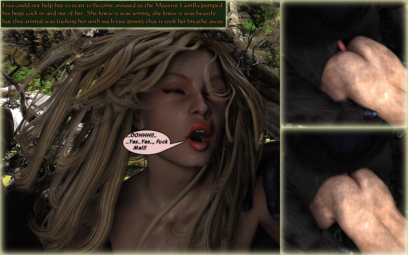 Lisa Cartwright’s: Gorilla’s In The Mist [DarkSoul3D], Lisa Cartwright's: Gorilla's In The Mist, page 28 of 45