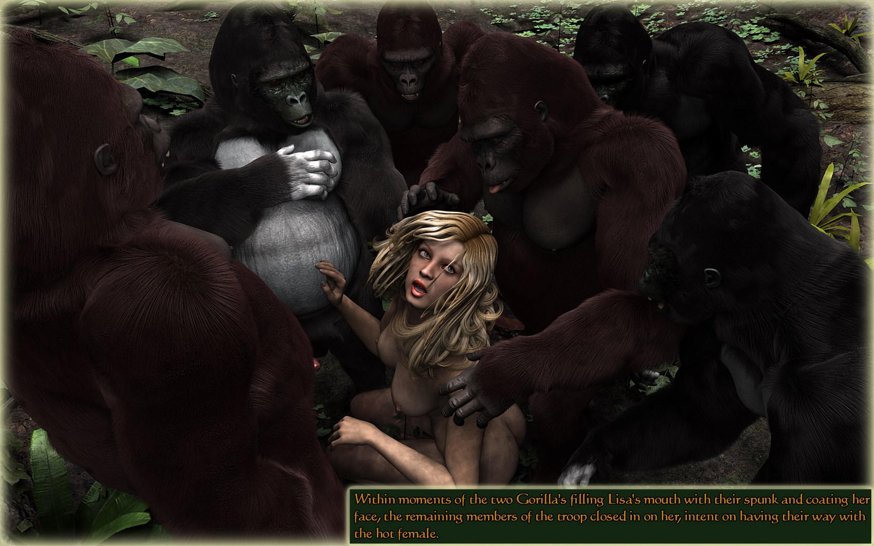 Lisa Cartwright’s: Gorilla’s In The Mist [DarkSoul3D], Lisa Cartwright's: Gorilla's In The Mist, page 43 of 45