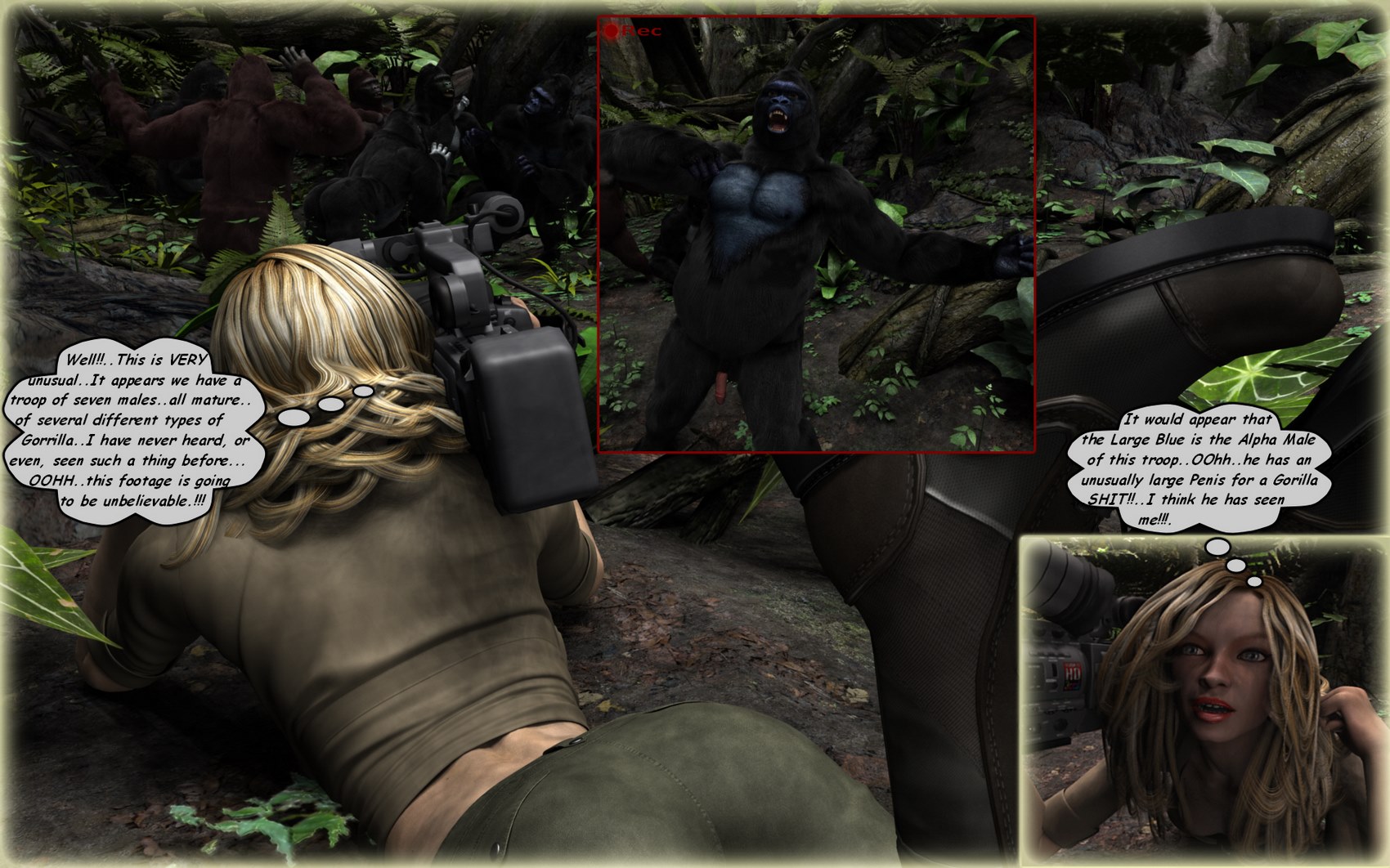 Lisa Cartwright’s: Gorilla’s In The Mist [DarkSoul3D], Lisa Cartwright's: Gorilla's In The Mist, page 9 of 45