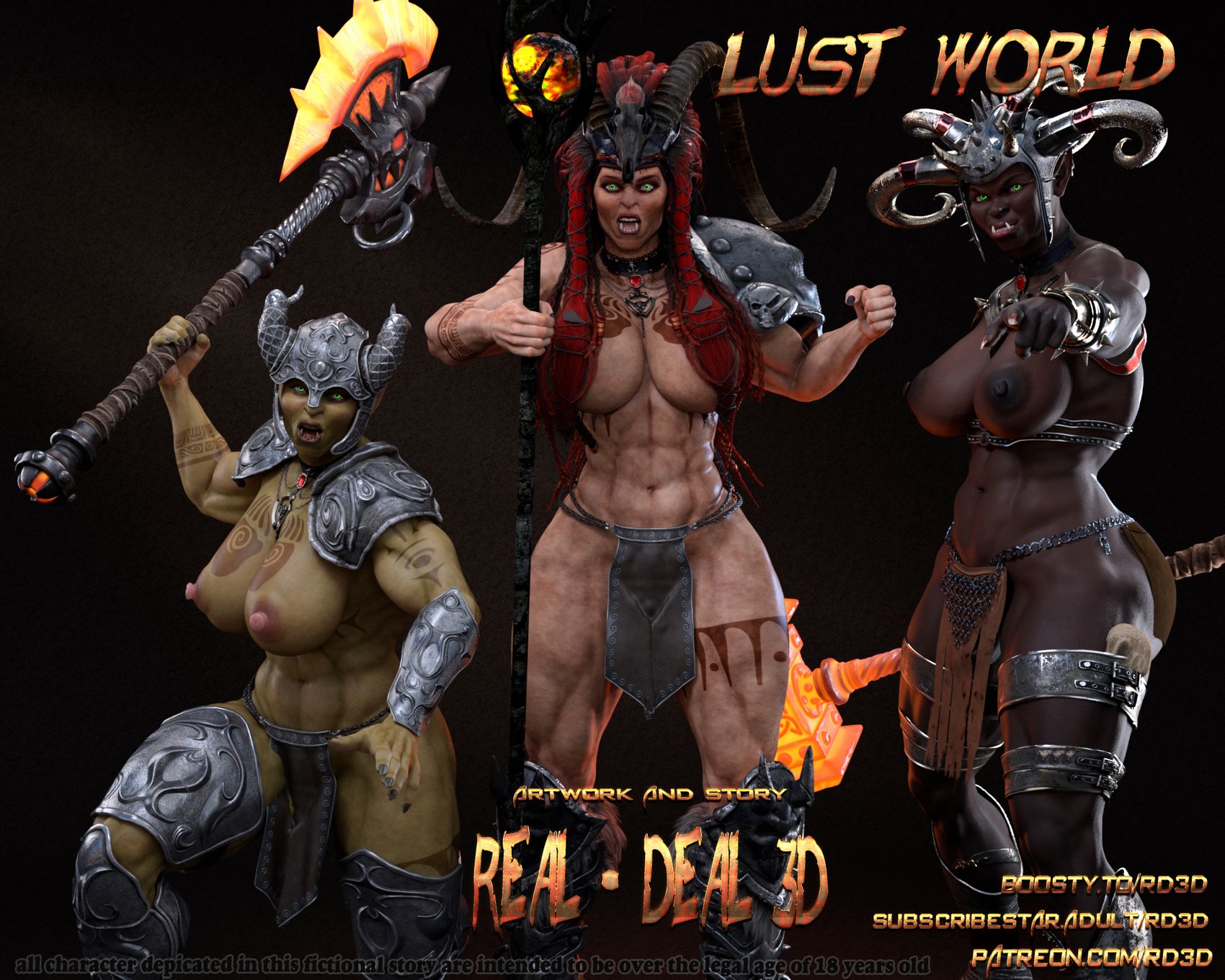 Lust World [Real-Deal 3D], Lust World, page 1 of 55